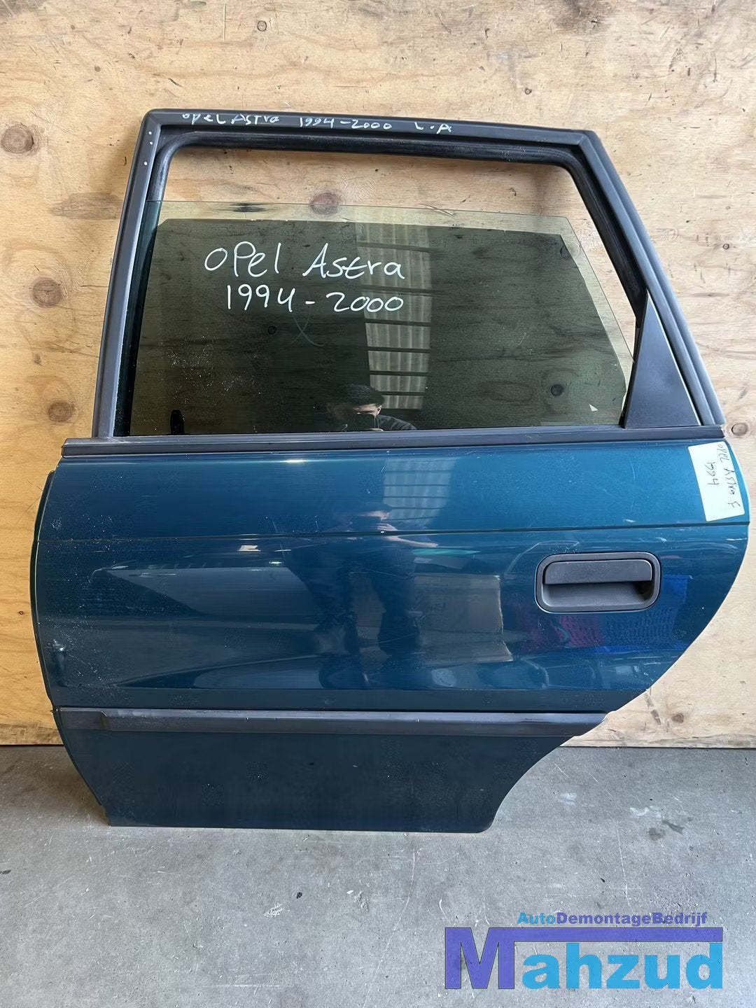 opel astra F groen links achter deur 1991-1998, Gebruikt, Deur, Opel Automobile GmbH, Ophalen of Verzenden