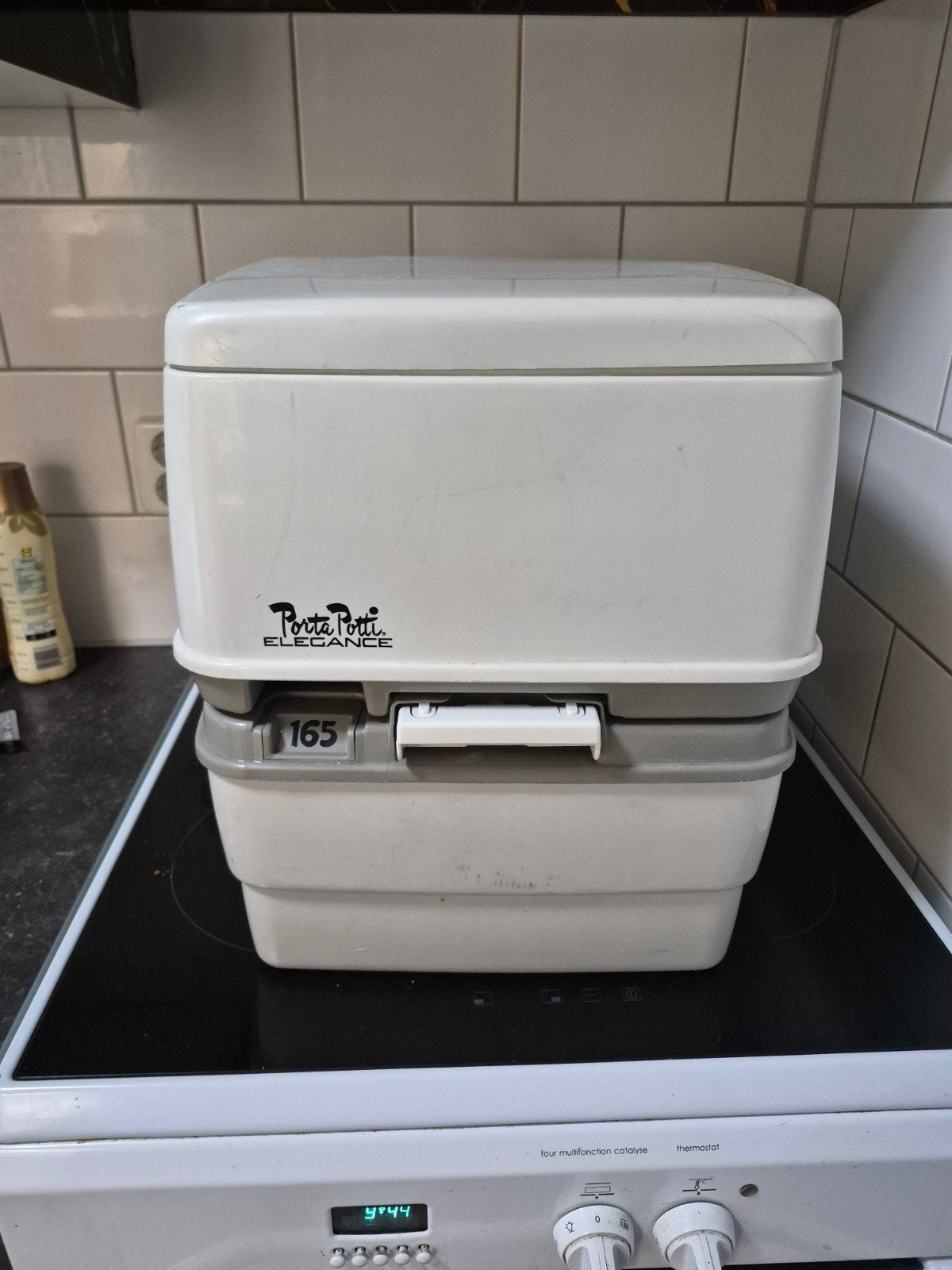 Porta Potti Elegance 165 chemisch toilet, Caravans en Kamperen, Ophalen, Gebruikt