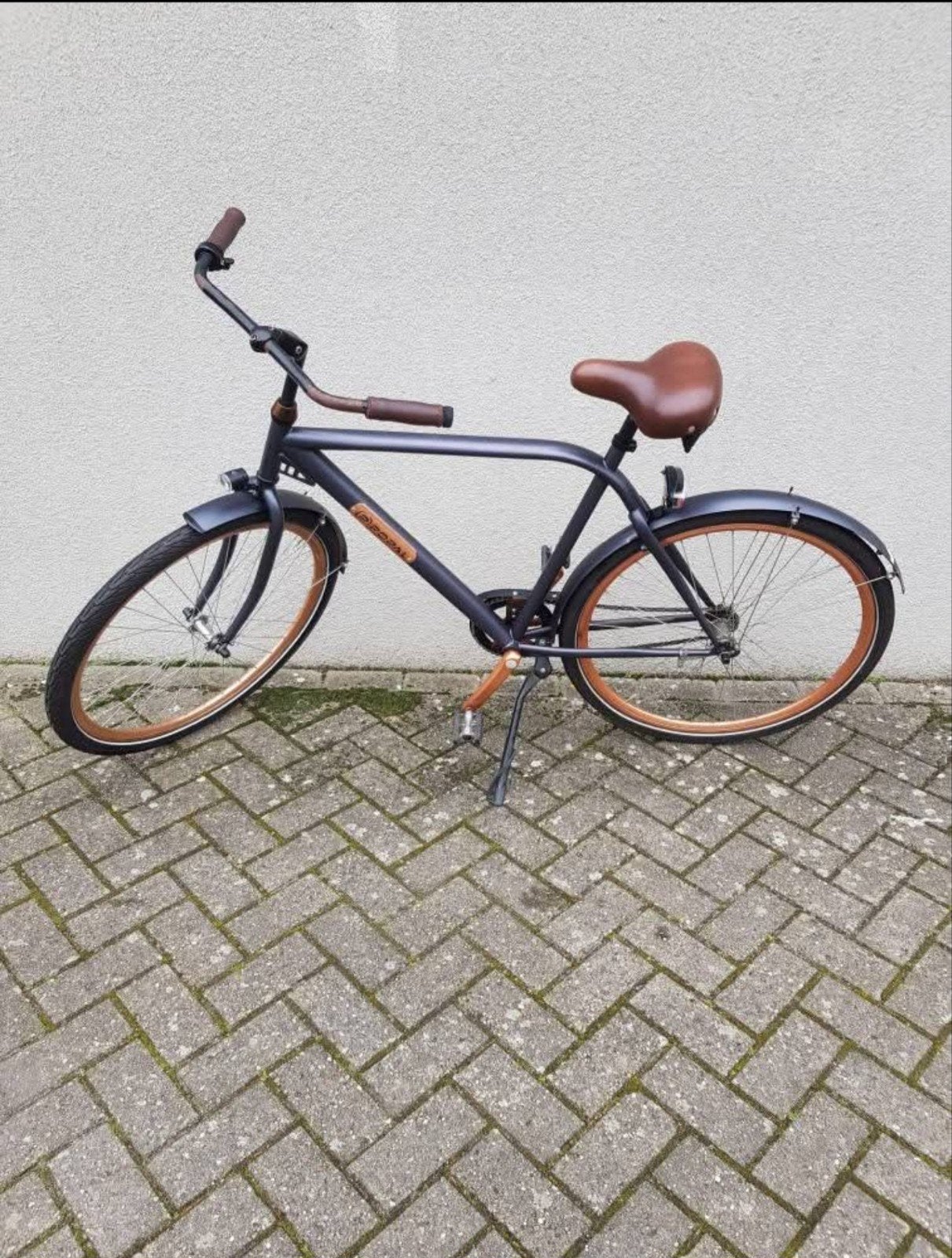 Popal fiets - Stijlvolle en comfortabele stadsfiets, Terugtraprem, Ophalen, Overige merken, 53 tot 56 cm