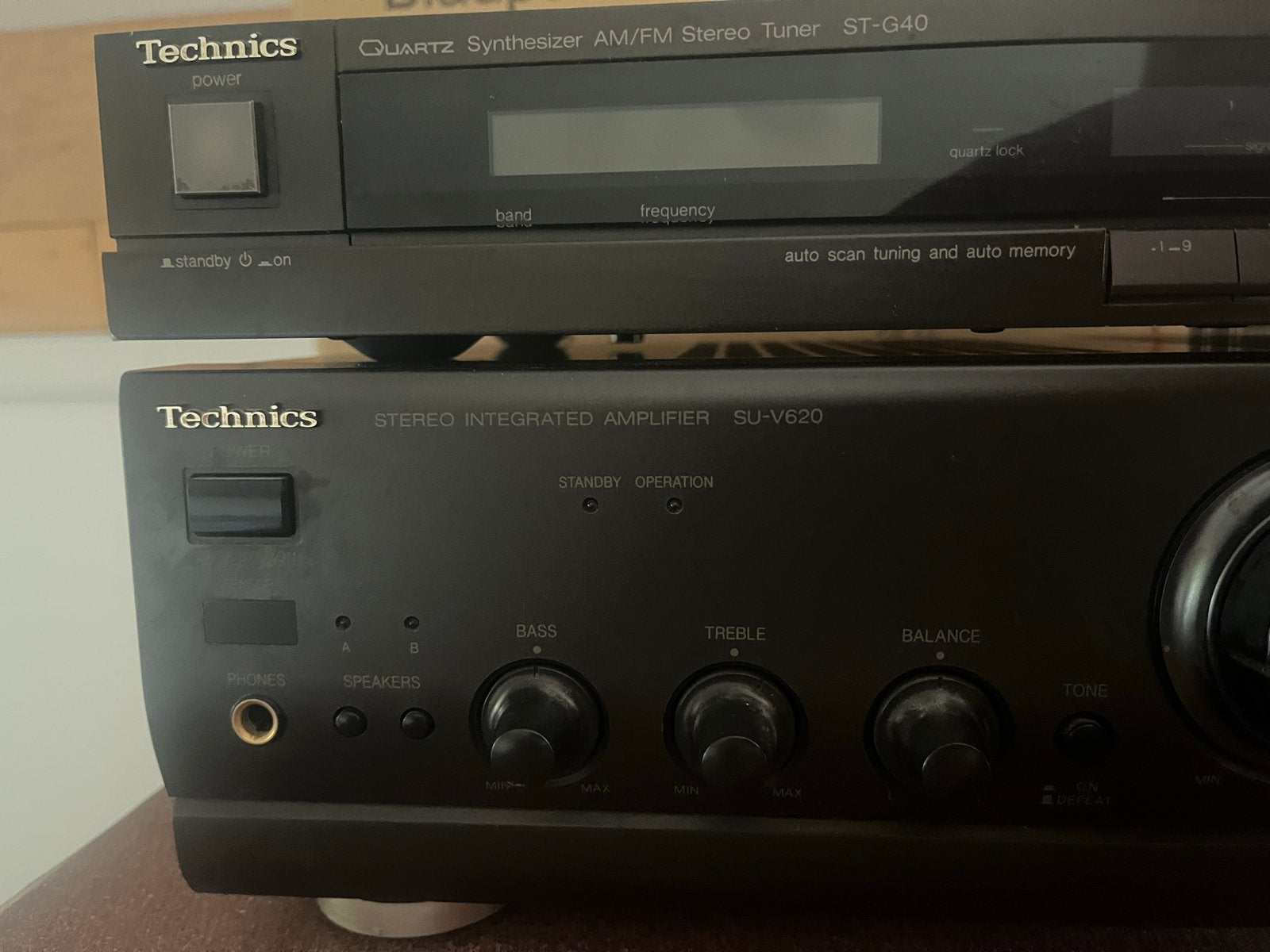Technics SU-V620 Versterker & ST-G40 Tuner Set, Overige merken, Gebruikt, Ophalen of Verzenden, 120 watt of meer