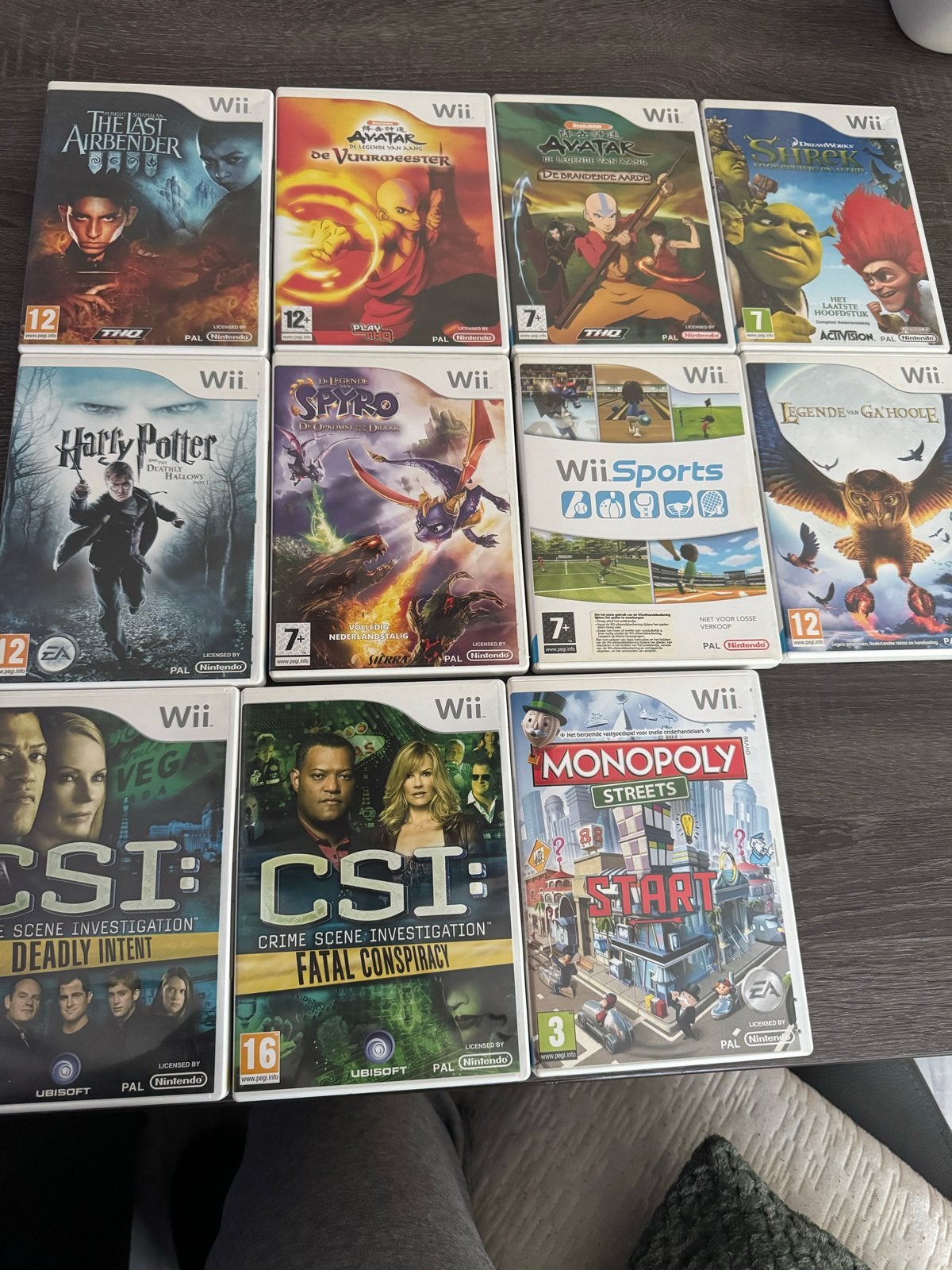Wii Games: Avatar, Harry Potter, CSI, Monopoly, Sports, Gebruikt, Overige genres, Eén computer, Ophalen of Verzenden