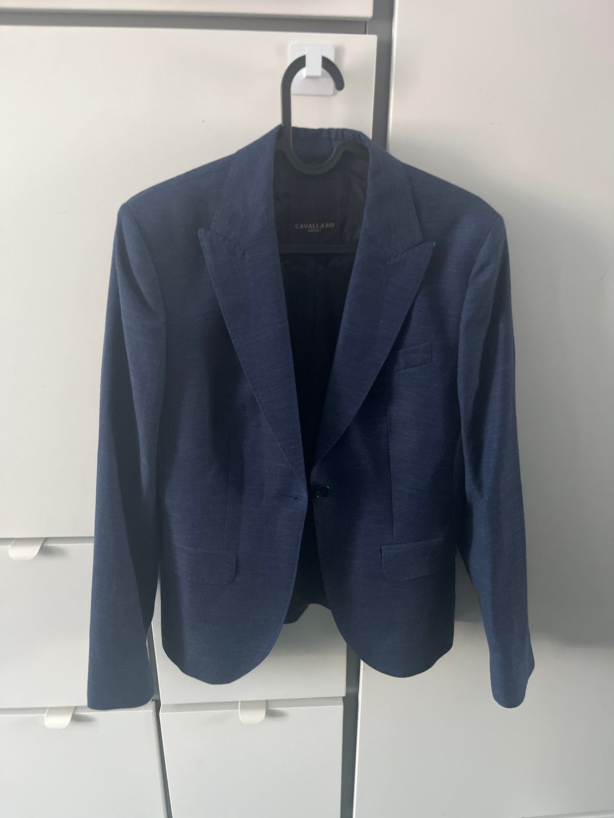 Cavallaro pak (zonder broek) - Maat S, Ophalen, Zo goed als nieuw, Maat 46 (S) of kleiner, Blauw