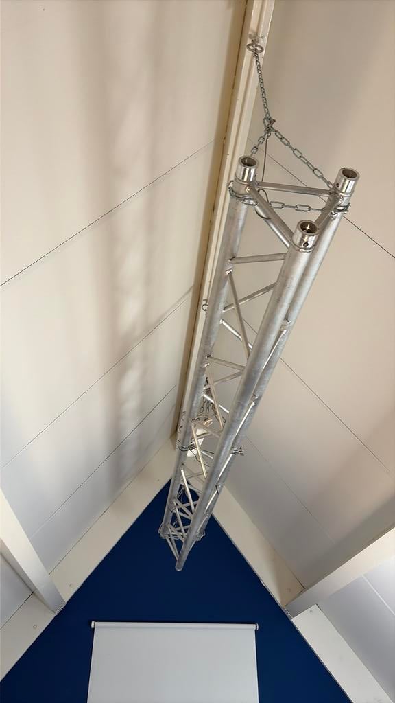 Beamz truss 3 meter, Ophalen of Verzenden, Zo goed als nieuw, Rolsteiger of Kamersteiger, 5 meter of hoger