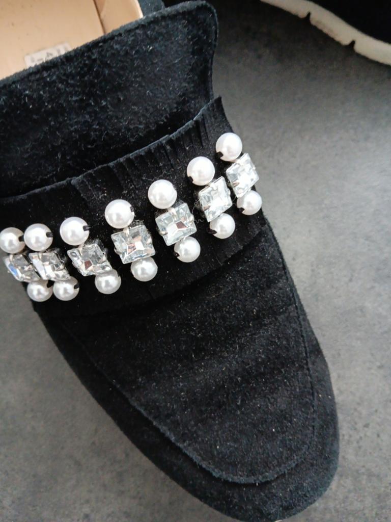 Te Koop: VOLARE Schoenen,  mt 42.5. Zwart. (J-85), Kleding | Dames, Schoenen, Schoenen met lage hakken, Zwart, Ophalen of Verzenden