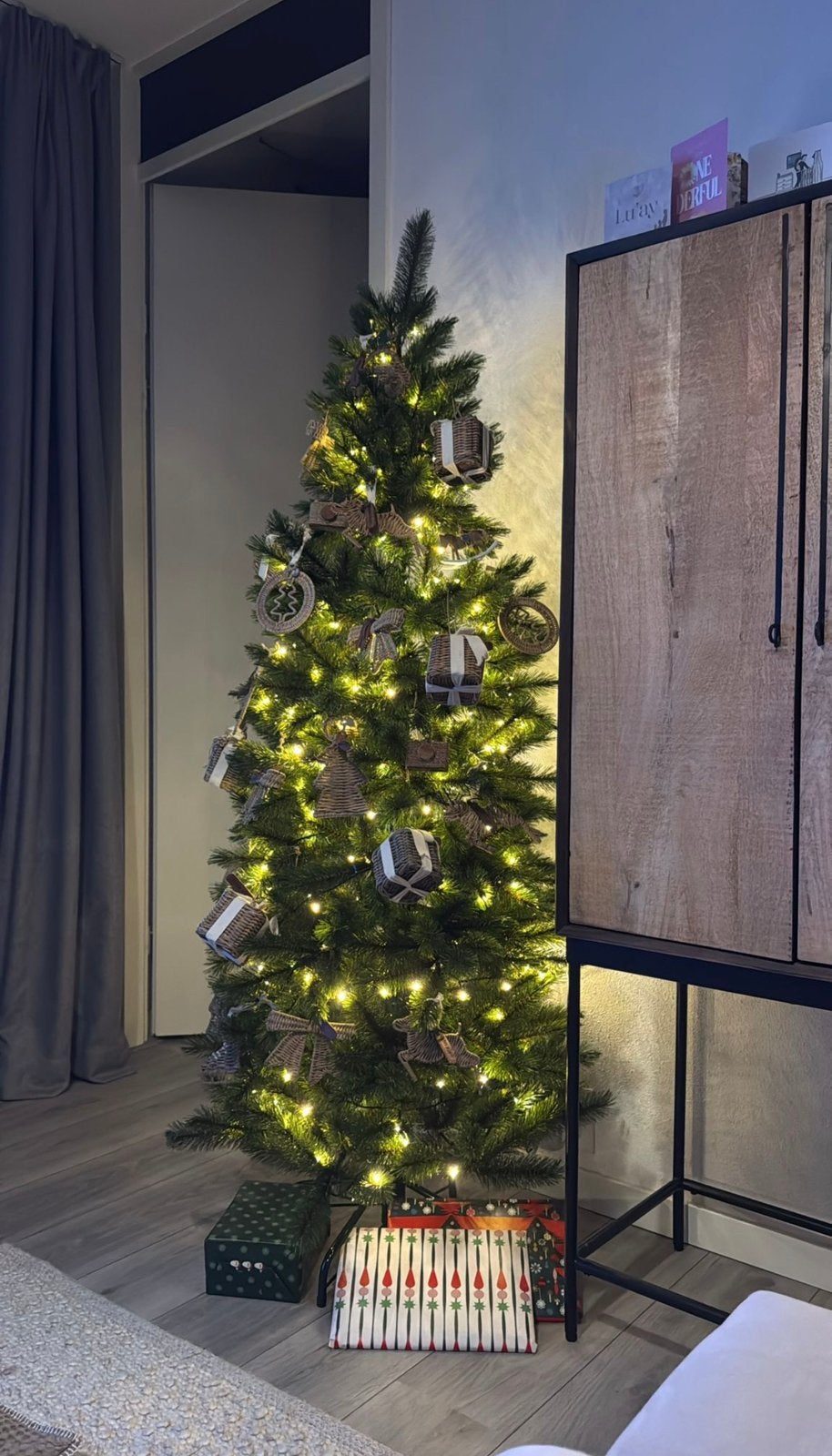 Triumph Tree kunstkerstboom Bristlecone Fir D 79 H 185 cm, Ophalen of Verzenden, Zo goed als nieuw