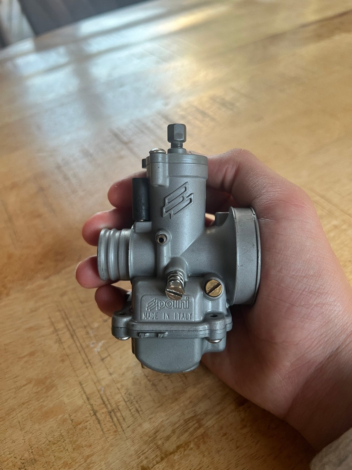 Polini CP21 21mm Carburateur - Gestraald en Gelakt, Fietsen en Brommers, Ophalen of Verzenden, Zo goed als nieuw, Carburateur