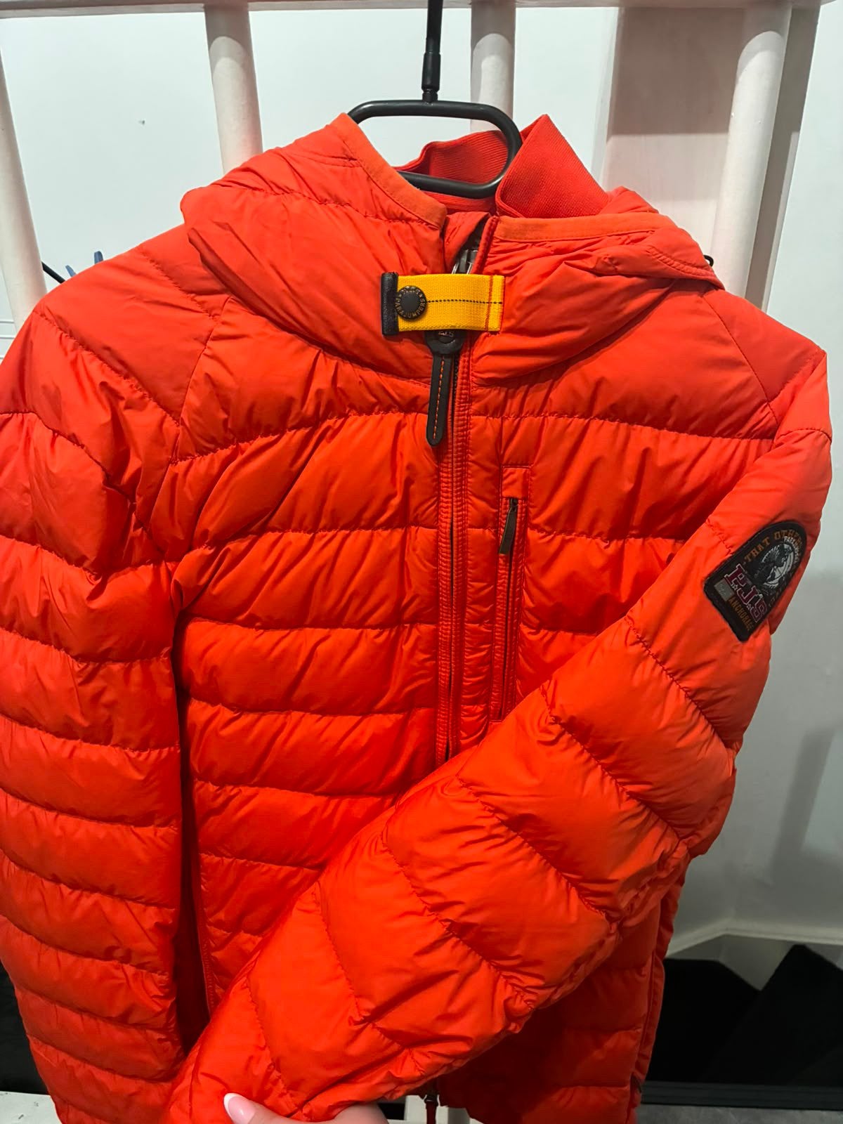 Parajumpers heren Super Lightweight donsjas -Oranje - Maat L, Kleding | Dames, Jassen | Winter, Ophalen of Verzenden, Zo goed als nieuw