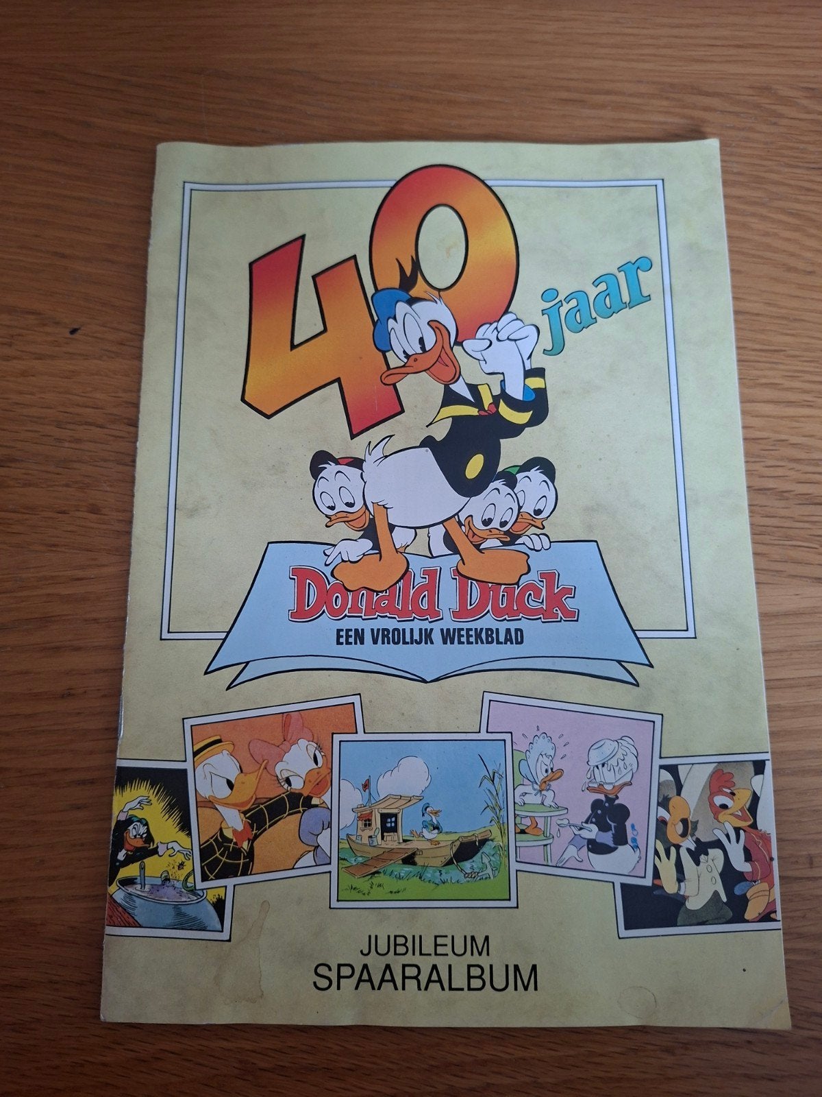 Jubileum spaaralbum Donald Duck inclusief alle plakplaatjes, Ophalen of Verzenden, Plaatje