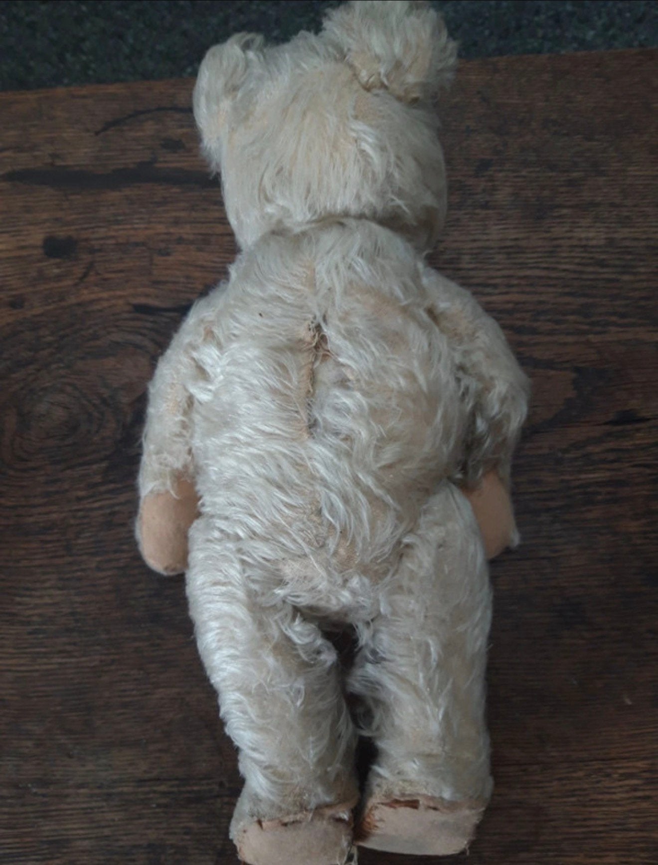 Prachtige Antieke Steiff Teddybeer 35CM Crème Mohair 1920, Antiek en Kunst, Antiek | Speelgoed, Ophalen of Verzenden