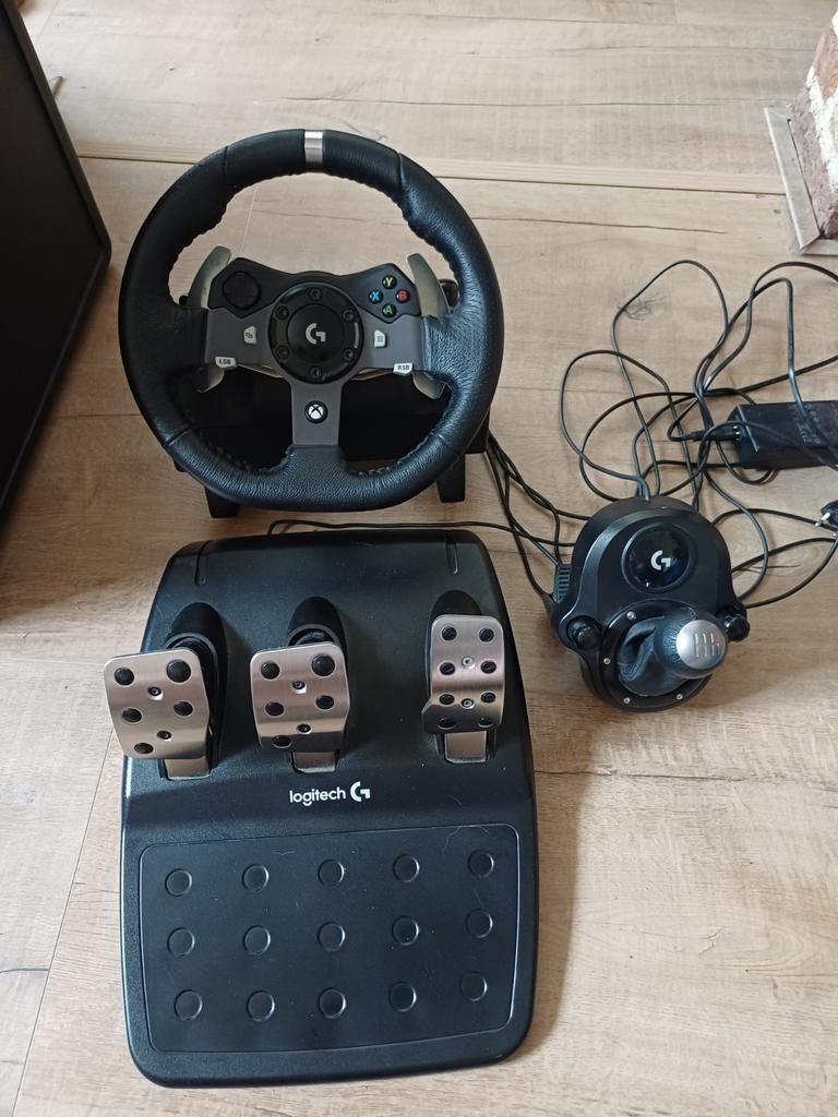 Logitech G920 incl. Shifter, Ophalen of Verzenden, Gebruikt, Stuurtje of Sportattribuut