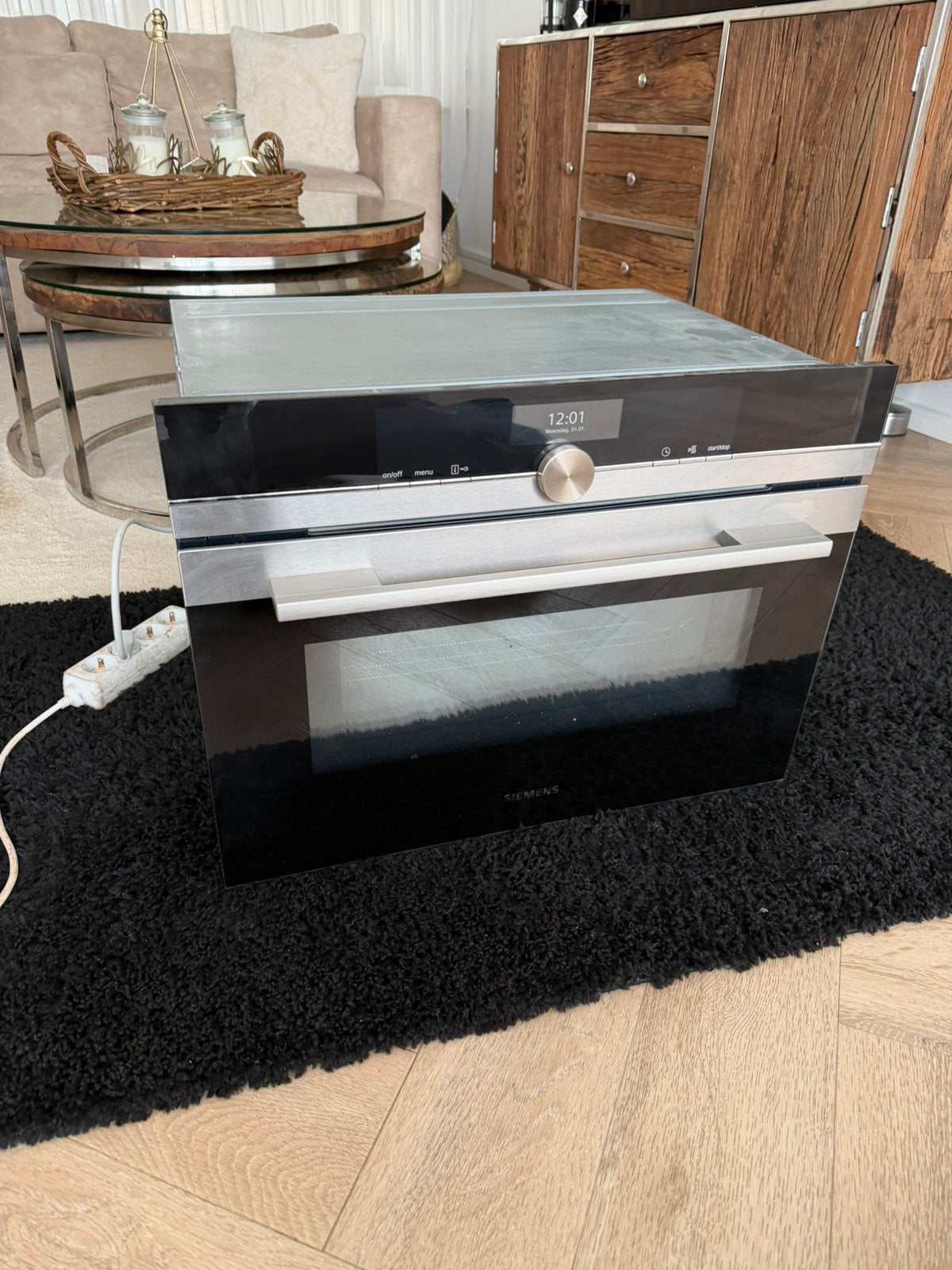 Siemens iQ700 Combi Oven/Magnetron met Pyrolyse, Ophalen of Verzenden, Zo goed als nieuw, Oven met grill