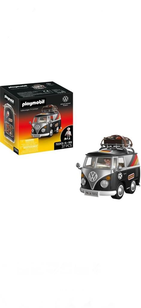 Volkswagen playmobil vw t1 bus camper wk2026 voetbal, Ophalen of Verzenden, Nieuw, Complete set