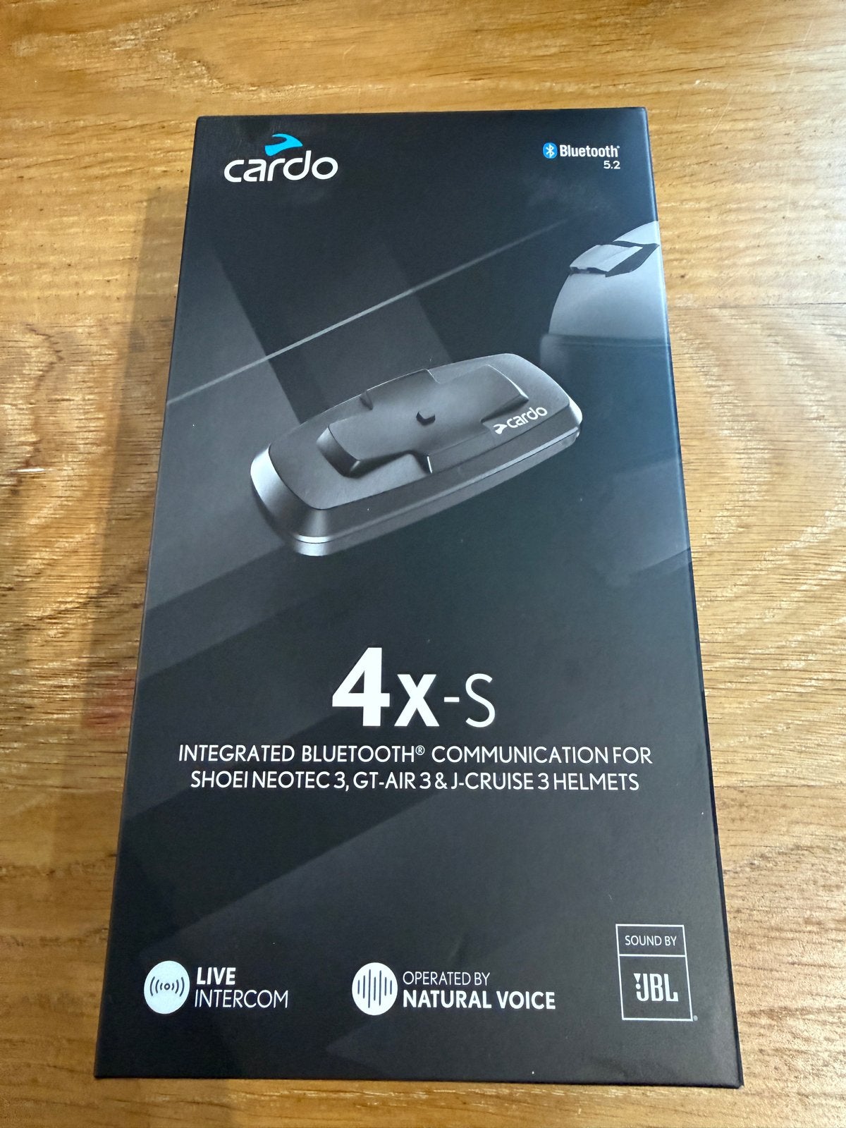 Cardo 4x-S Bluetooth Communicatie voor Shoei Helmen, Motoren, Ophalen of Verzenden, Nieuw met kaartje