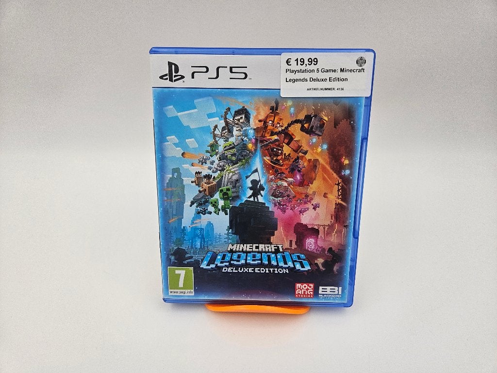 Playstation 5 Game: Minecraft Legends Deluxe Edition, Ophalen of Verzenden, Zo goed als nieuw