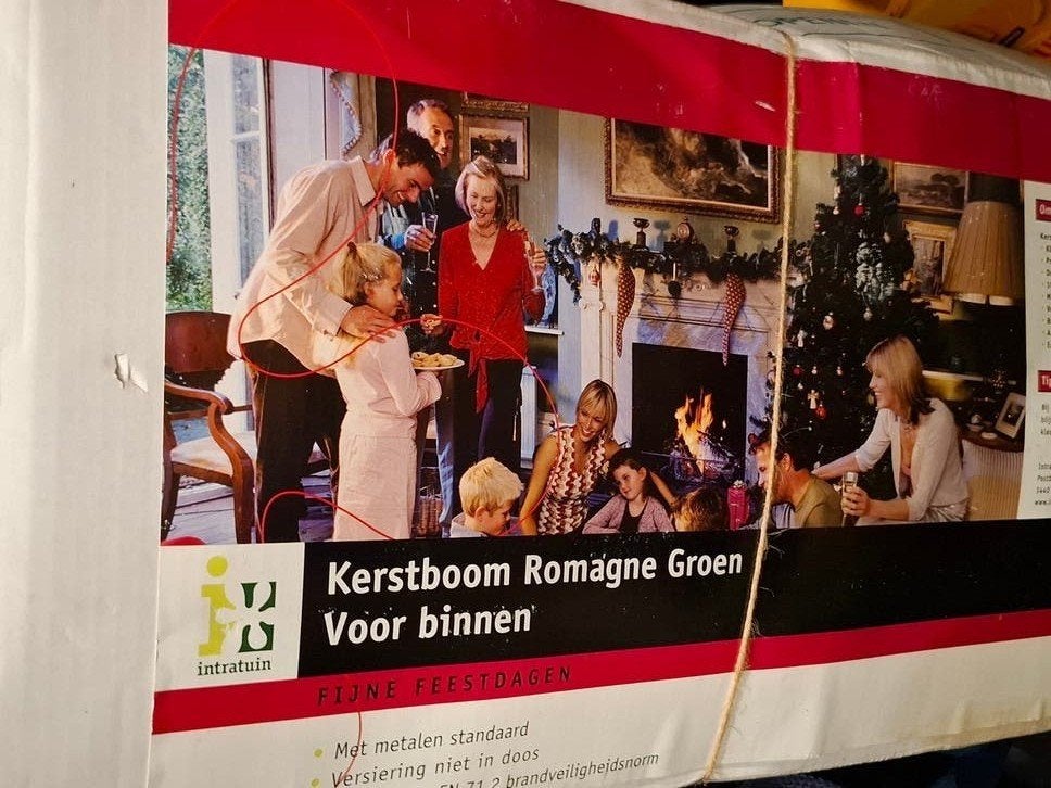kerstboom kunstkerstboom intratuin, Diversen, Kerst, Ophalen, Gebruikt