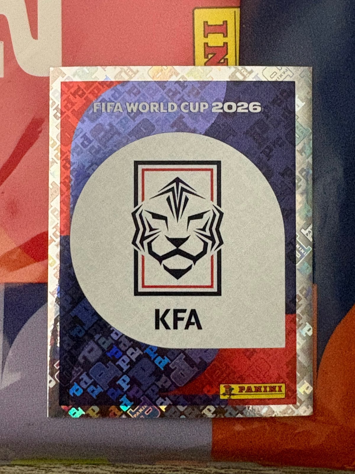 Panini FIFA World Cup 2026 KFA Sticker KOR 1, Ophalen of Verzenden, Nieuw, Sticker