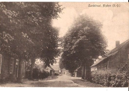 ALPHEN bij RIEL NB  ZANDSTRAAT CA 1910 uitg HOSLI  nr  1494, Verzenden, Voor 1920, Gelopen, Noord-Brabant