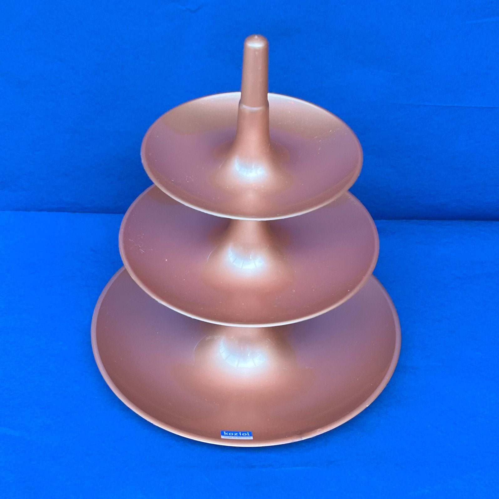 Koziol Made in Germany 1997 Babell etagere  roségoud kleur, Etagère, Gebruikt, Koziol, Onbekend