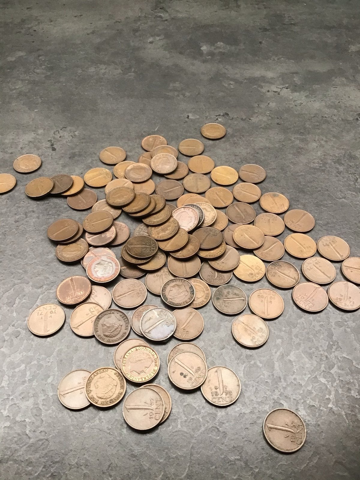 Centen 103 stuks, Postzegels en Munten, Munten | Nederland, Ophalen of Verzenden, Koningin Juliana, 1 cent
