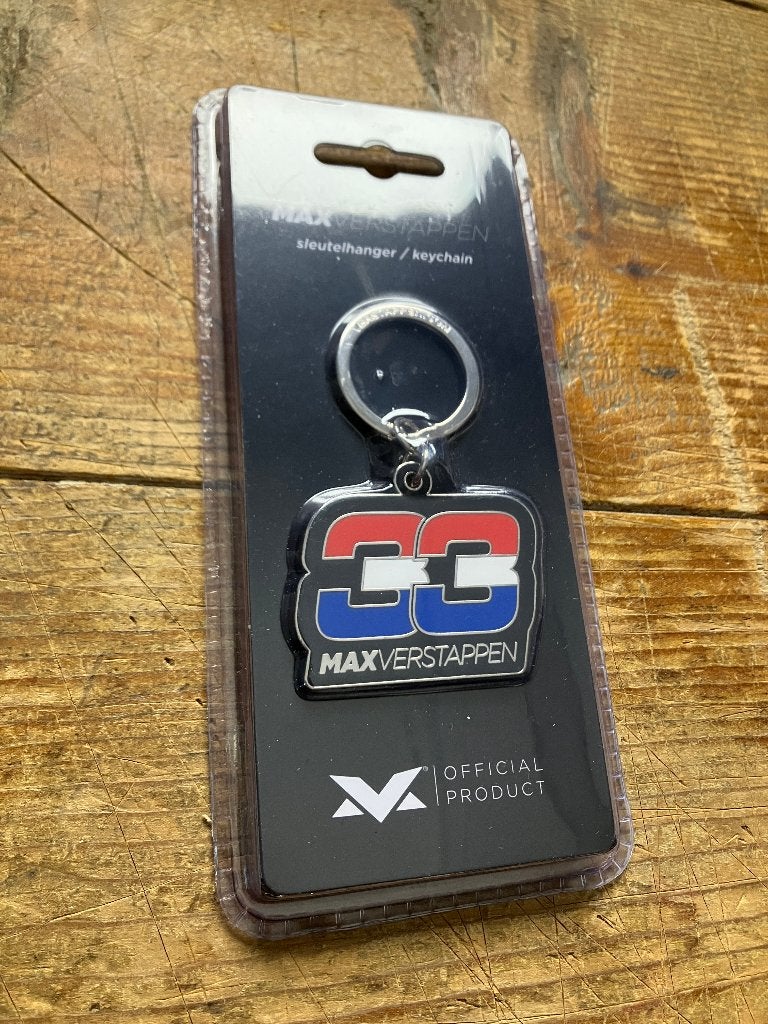 ✅ Max Verstappen Sleutelhanger Rood-Wit-Blauw Keychain Nieuw, Ophalen of Verzenden, Nieuw, Formule 1