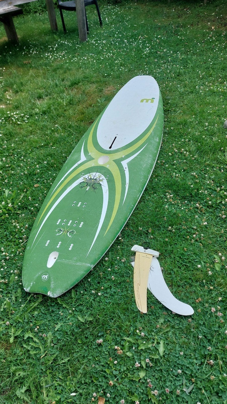 Mistral Malibu kinder Surfboard met vinnen en zwaard, Ophalen, Gebruikt, Plank
