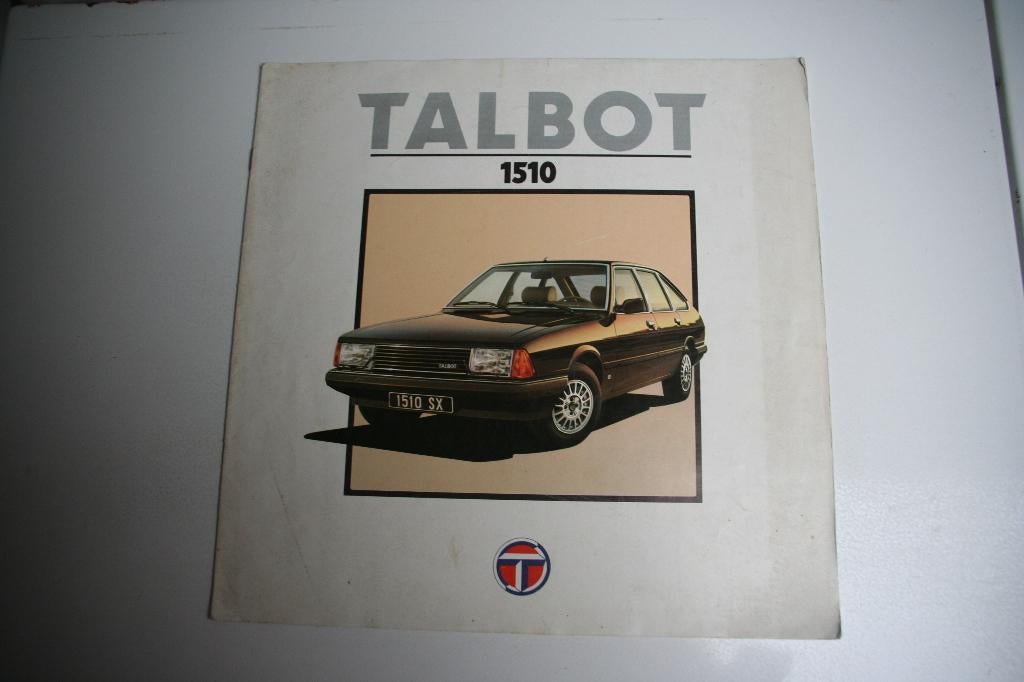 Folder Talbot 1510 (09-1979) (28), Ophalen of Verzenden, Zo goed als nieuw, Overige merken