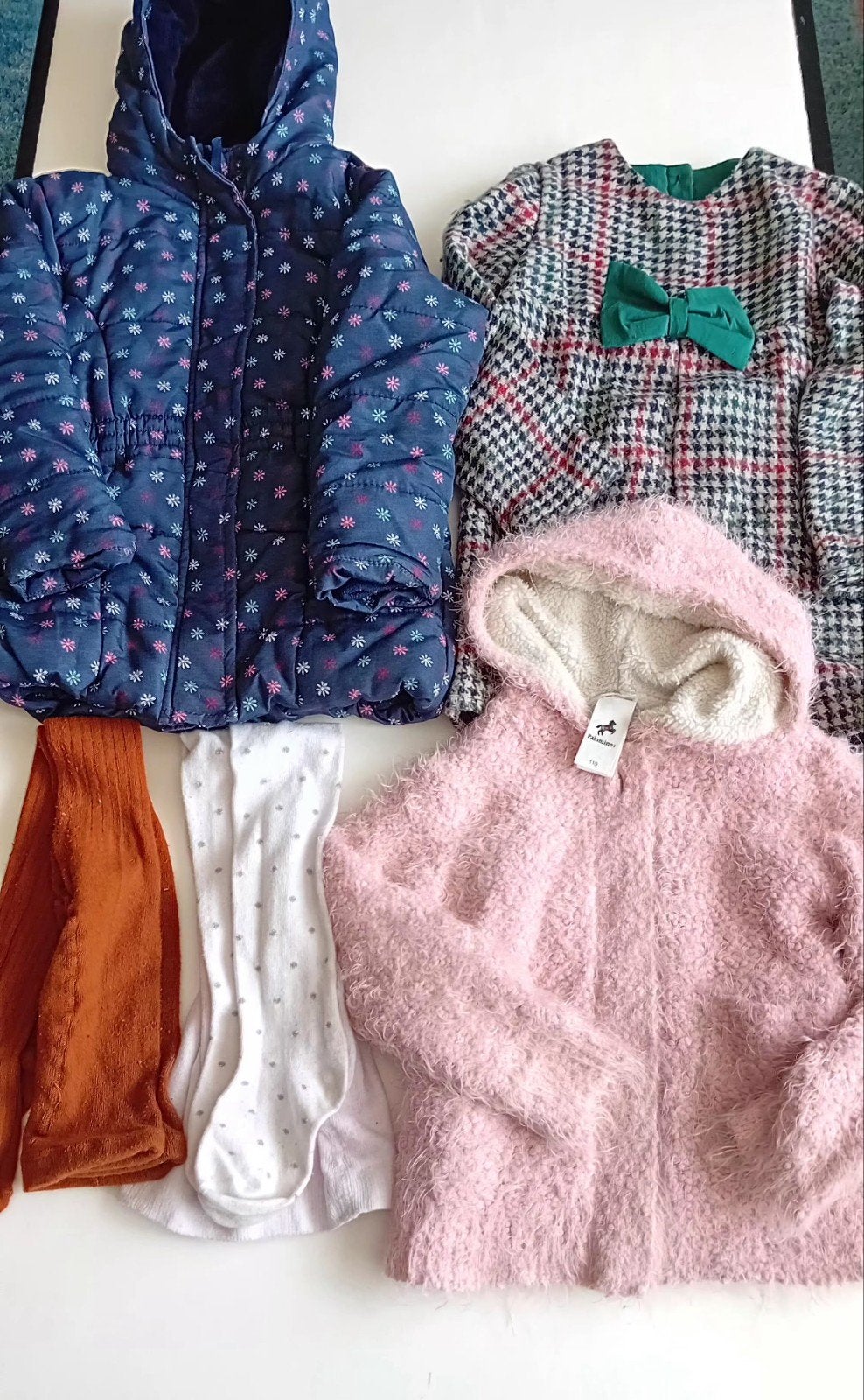 Kledingpakket Meisje: Jassen, Jurk en Leggings maat 110, Ophalen of Verzenden, Gebruikt, Palomino  , (C&A), Meisje