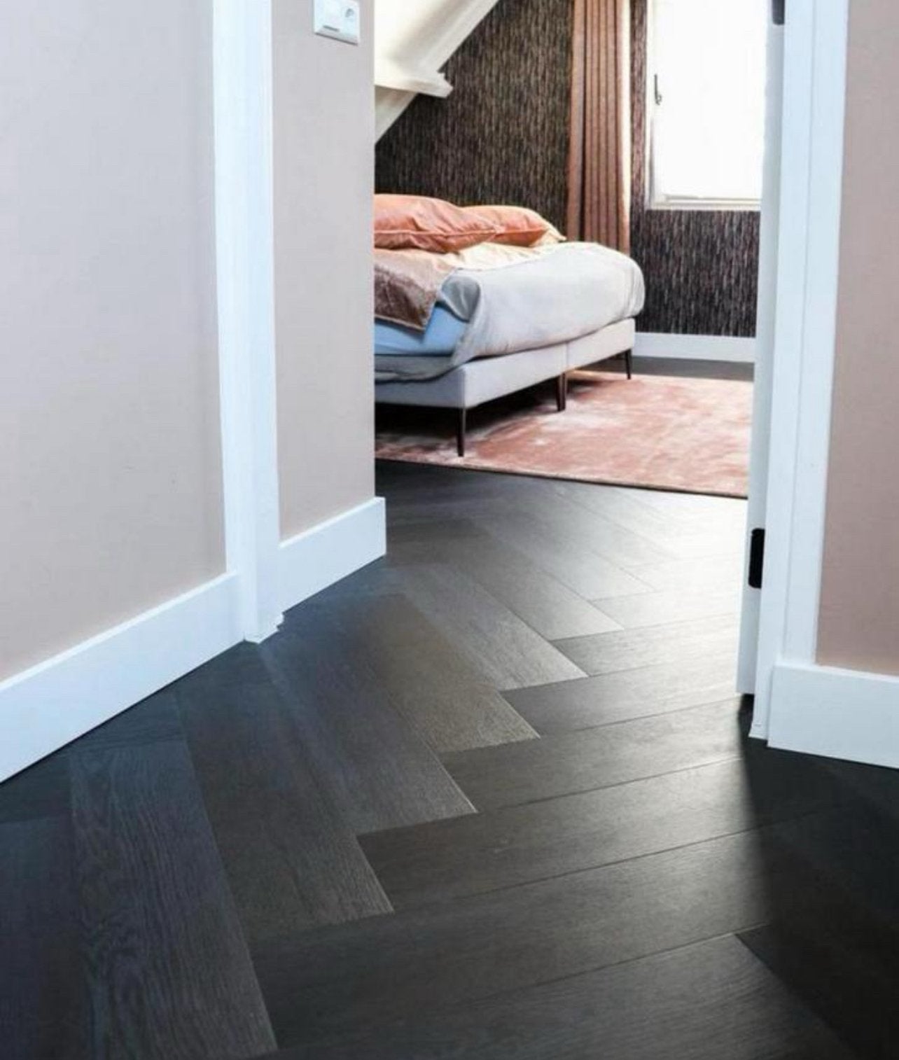 94m2 visgraat pvc dry back plak pvc toplaag 0,55, Ophalen, 75 m² of meer, Overige typen, Pvc, vloer, verbouwing, hotel chique
