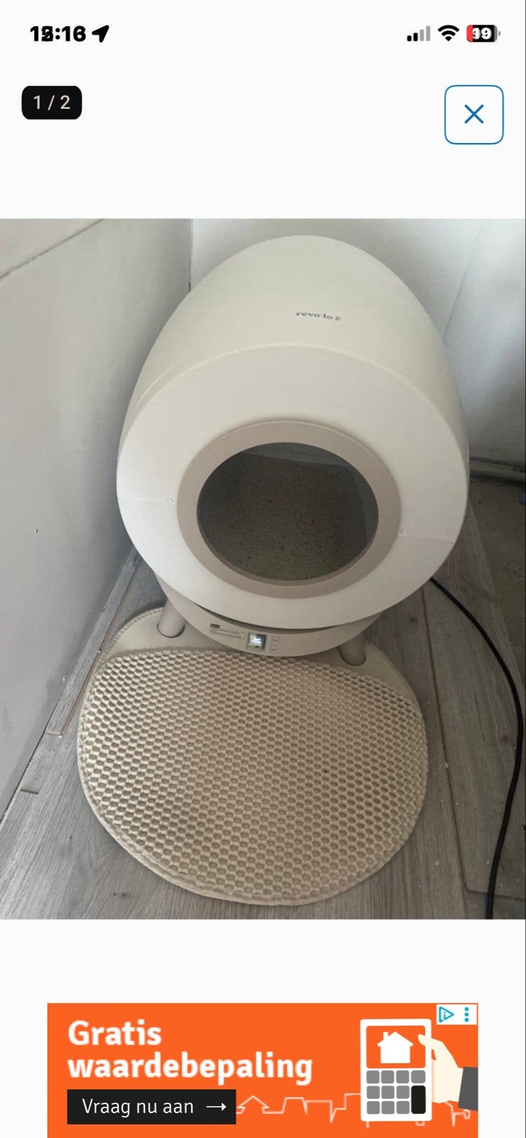 Automatisch kattenbak, Dieren en Toebehoren, Ophalen of Verzenden