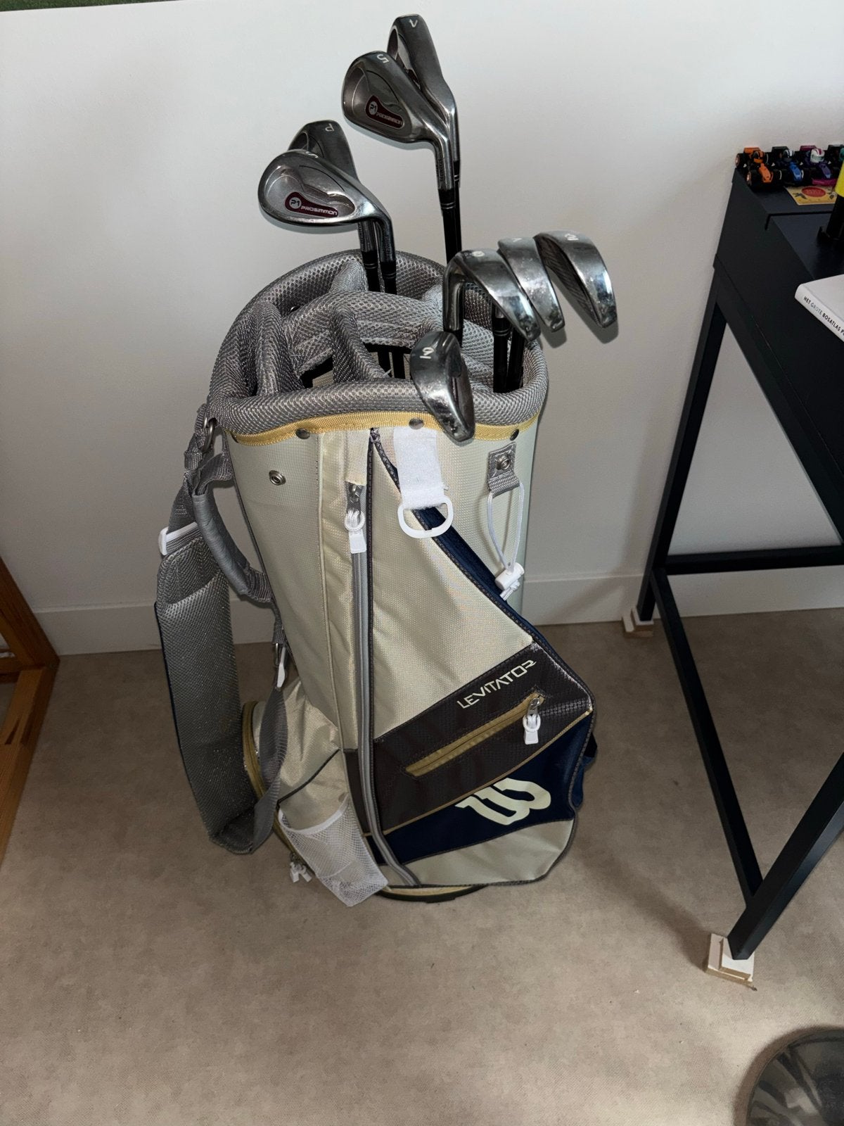 P1 Series Prosimmon golfset met Wilson Levitator golftas, Ophalen of Verzenden, Gebruikt, Set, Overige merken