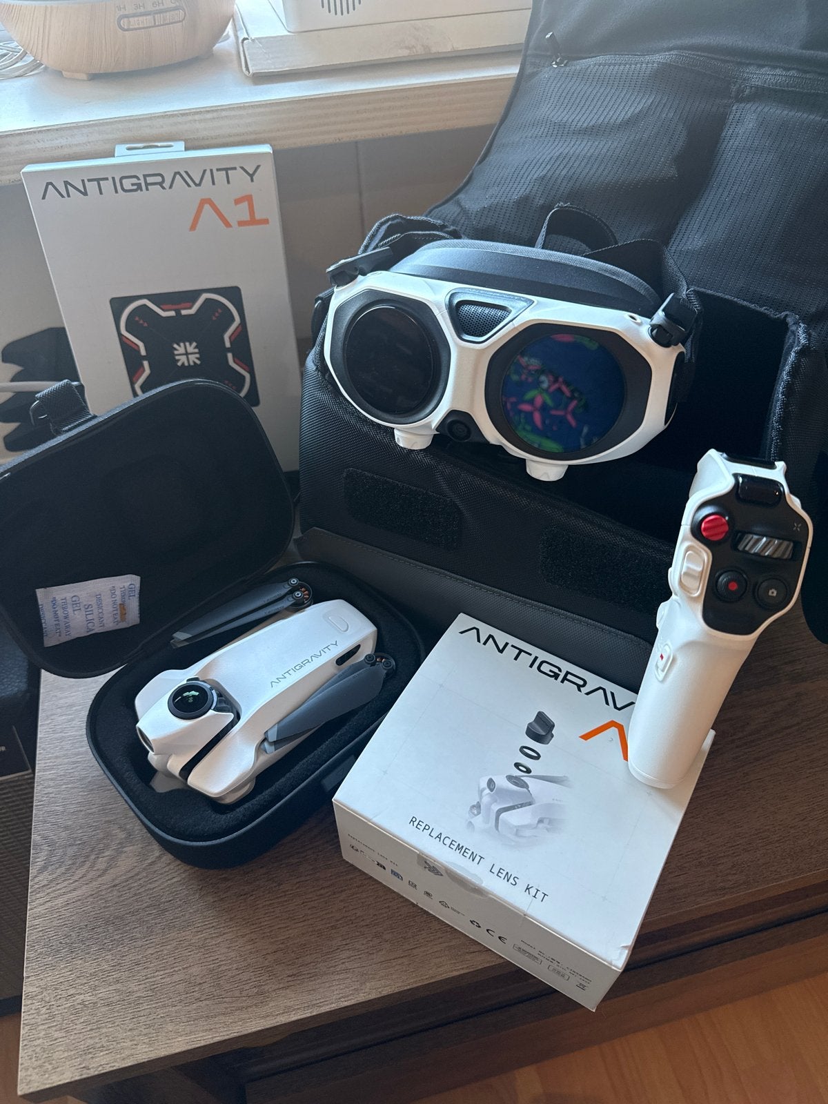 Antigravity A1 Drone met FPV Goggles en Controller, Audio, Tv en Foto, Drones, Cameradrone, Overige merken, Zo goed als nieuw