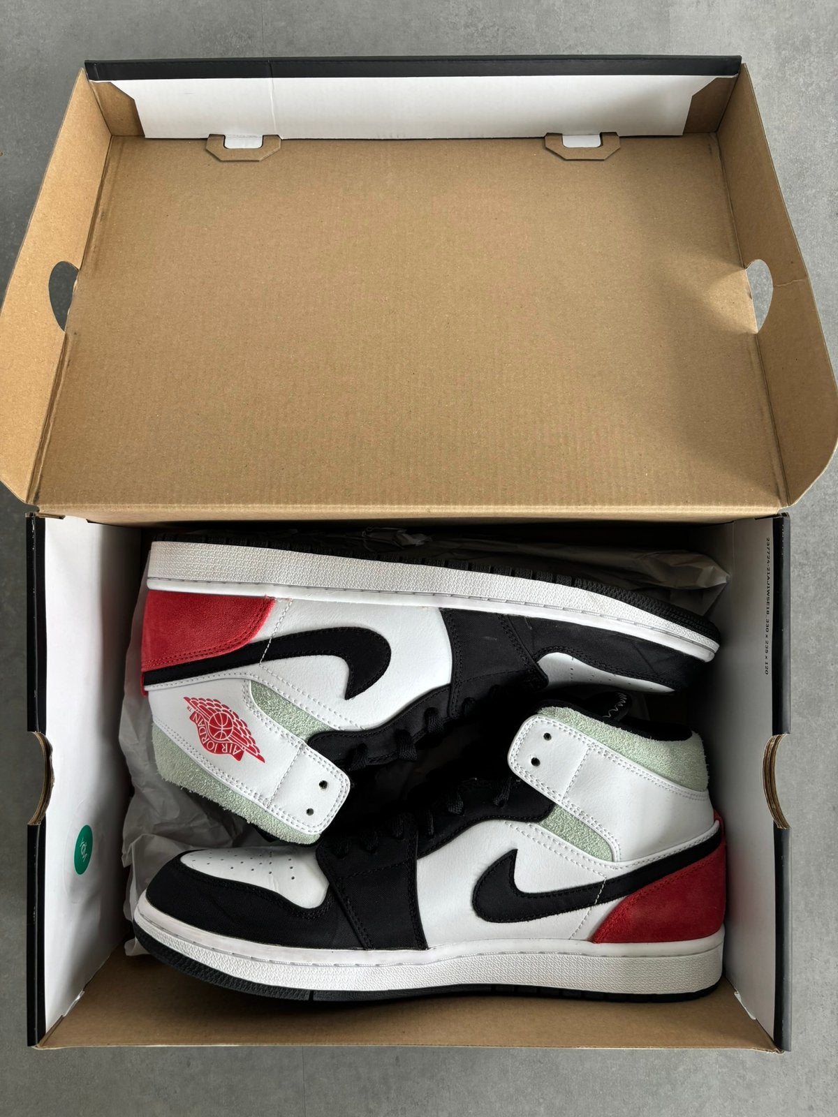 Te koop: Jordan 1 Mid SE Union Black Toe, Kleding | Heren, Schoenen, Wit, Nieuw, Ophalen of Verzenden, Sneakers of Gympen