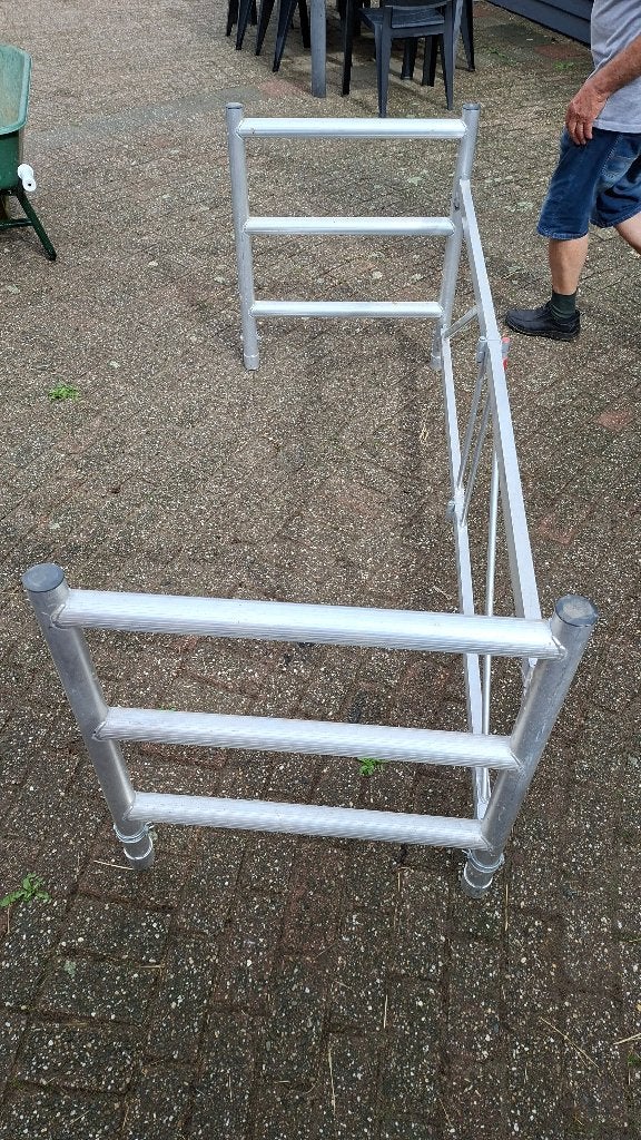 Steiger Basic Opzetstuk Wienese 75-3, Doe-het-zelf en Verbouw, Ophalen of Verzenden, Nieuw, Gevelsteiger, Minder dan 2 meter