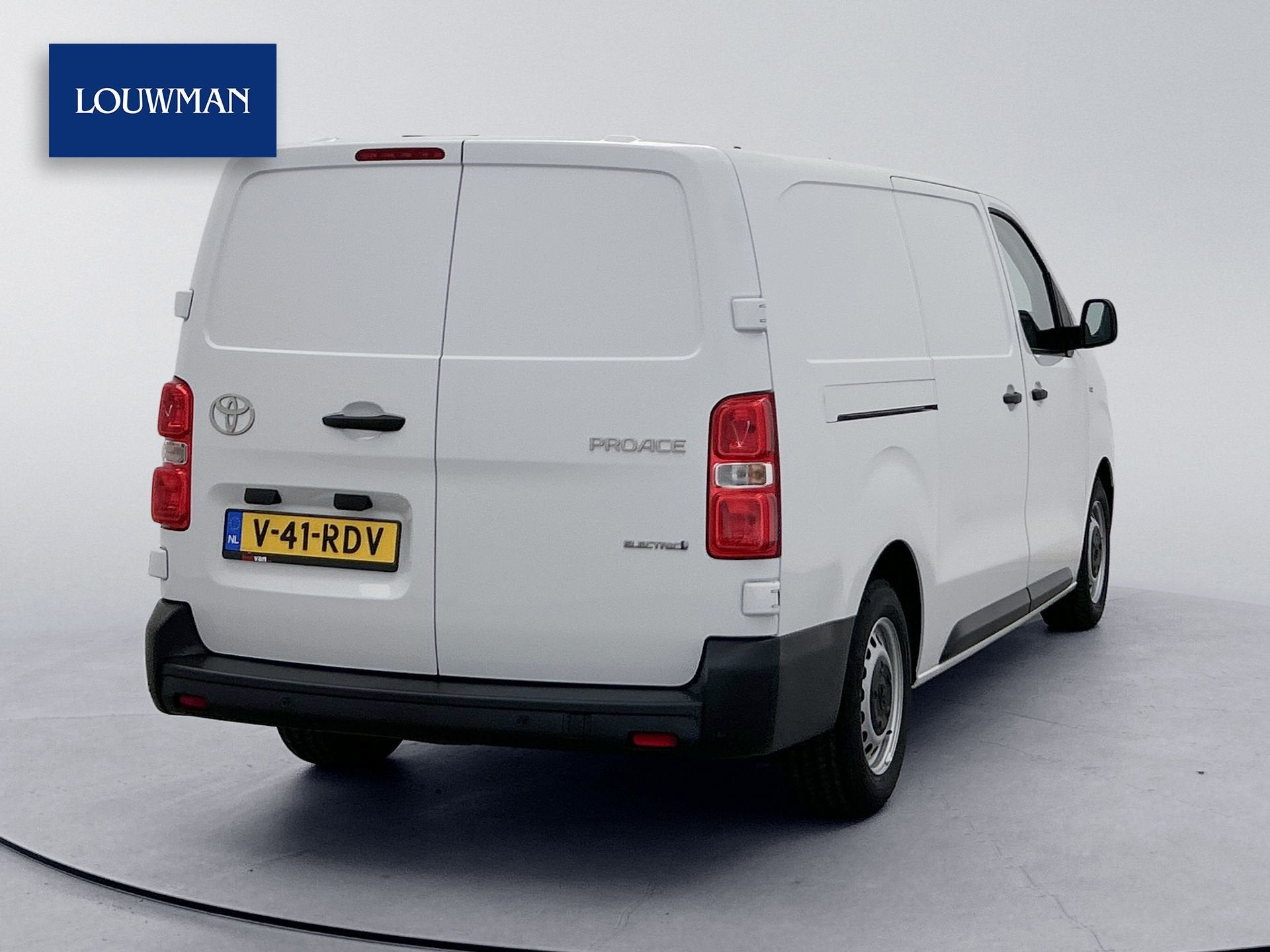 Toyota PROACE Electric Worker Comfort Standard Range L2 50 k, Auto's, Gebruikt, Zwart, Parkeersensor, Wit