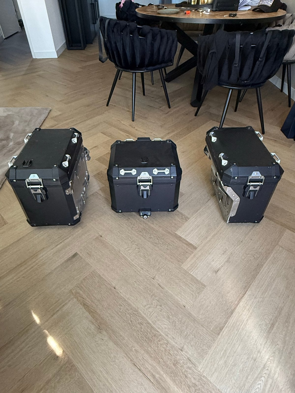 BMW GS 1200/1250 Motorfiets Koffers - Set van 3, Ophalen, Gebruikt