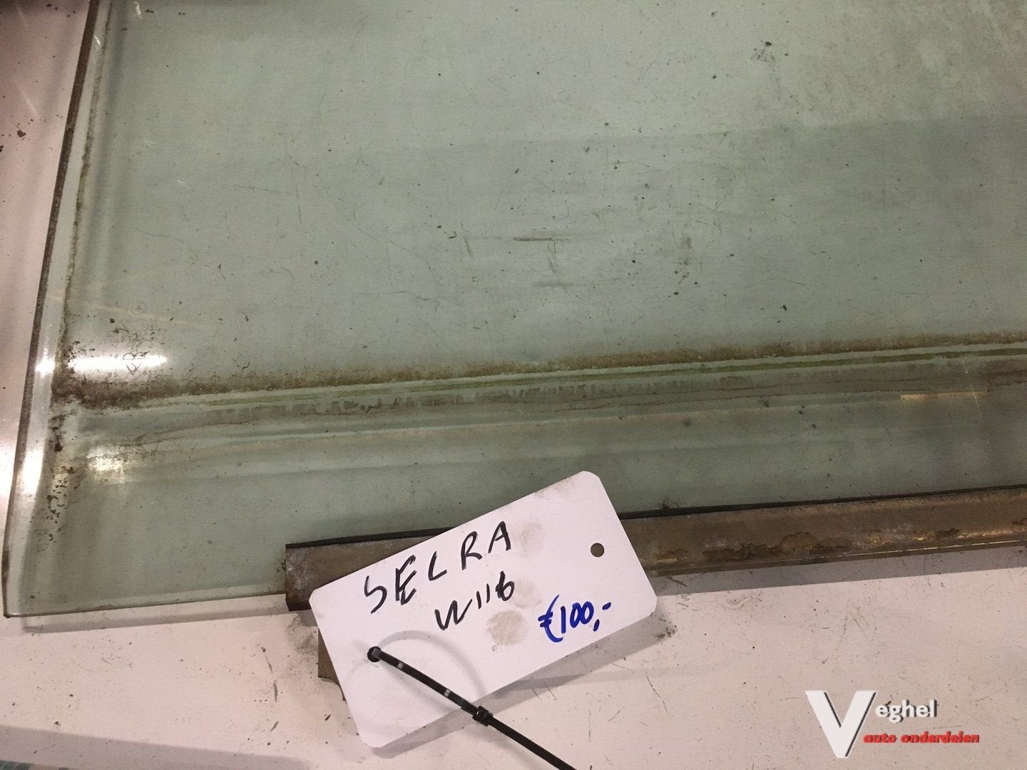 Mercedes w116 SEL Portierruit rechtsachter, Ophalen, Gebruikt, -, -