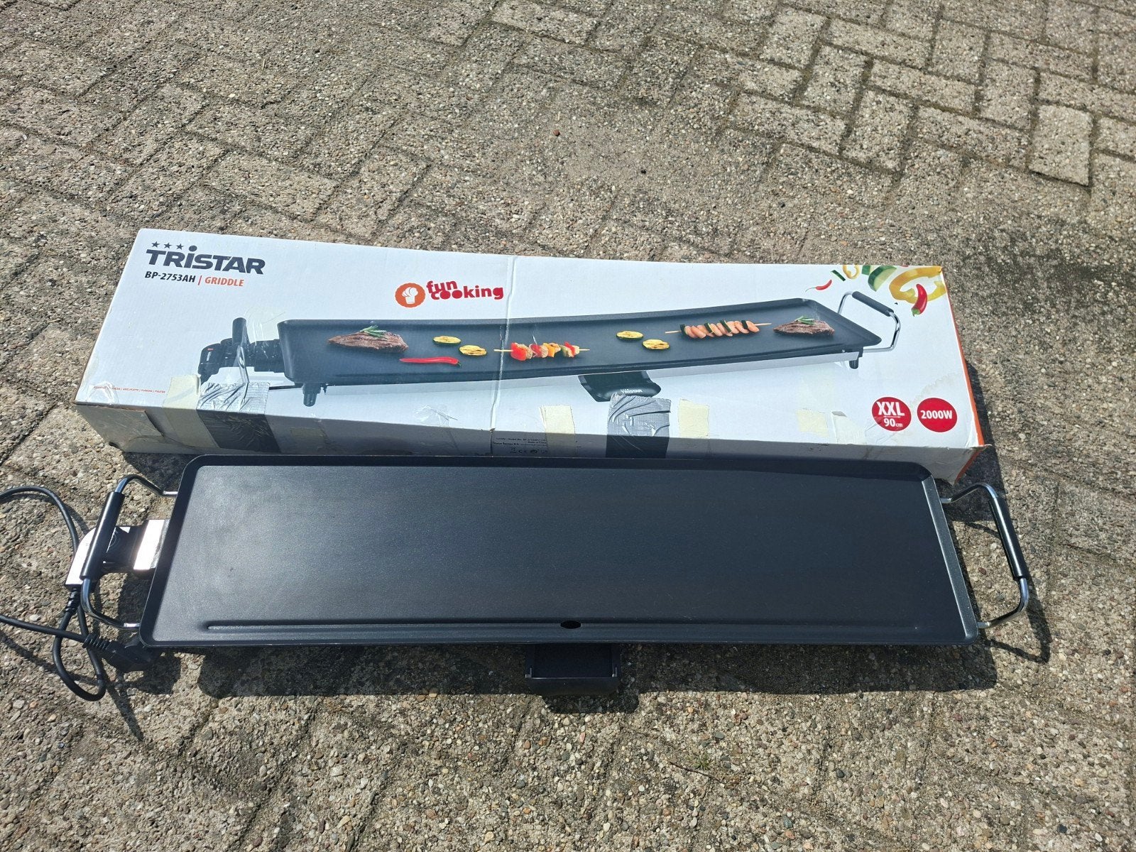Tristar Bakplaat XXL 90 cm - Ideaal voor grote gezelschappen, Ophalen of Verzenden, 8 personen of meer