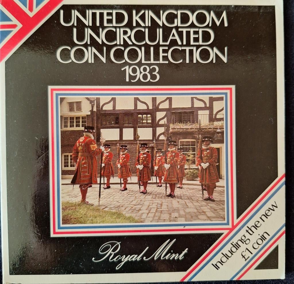 Uncirculated coin collection 1983 UK, Ophalen of Verzenden, Overige landen, 2 euro