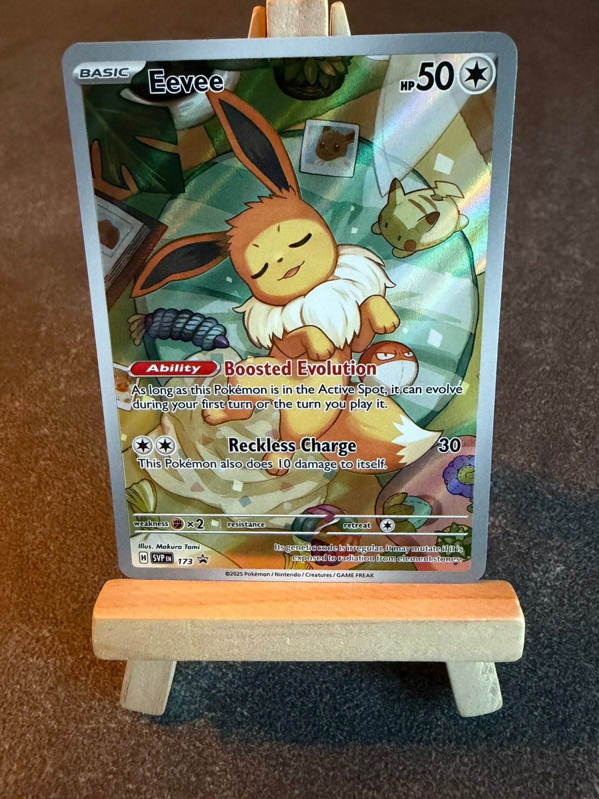 Eevee Pokémon Promo Svp 173, Ophalen of Verzenden, Zo goed als nieuw