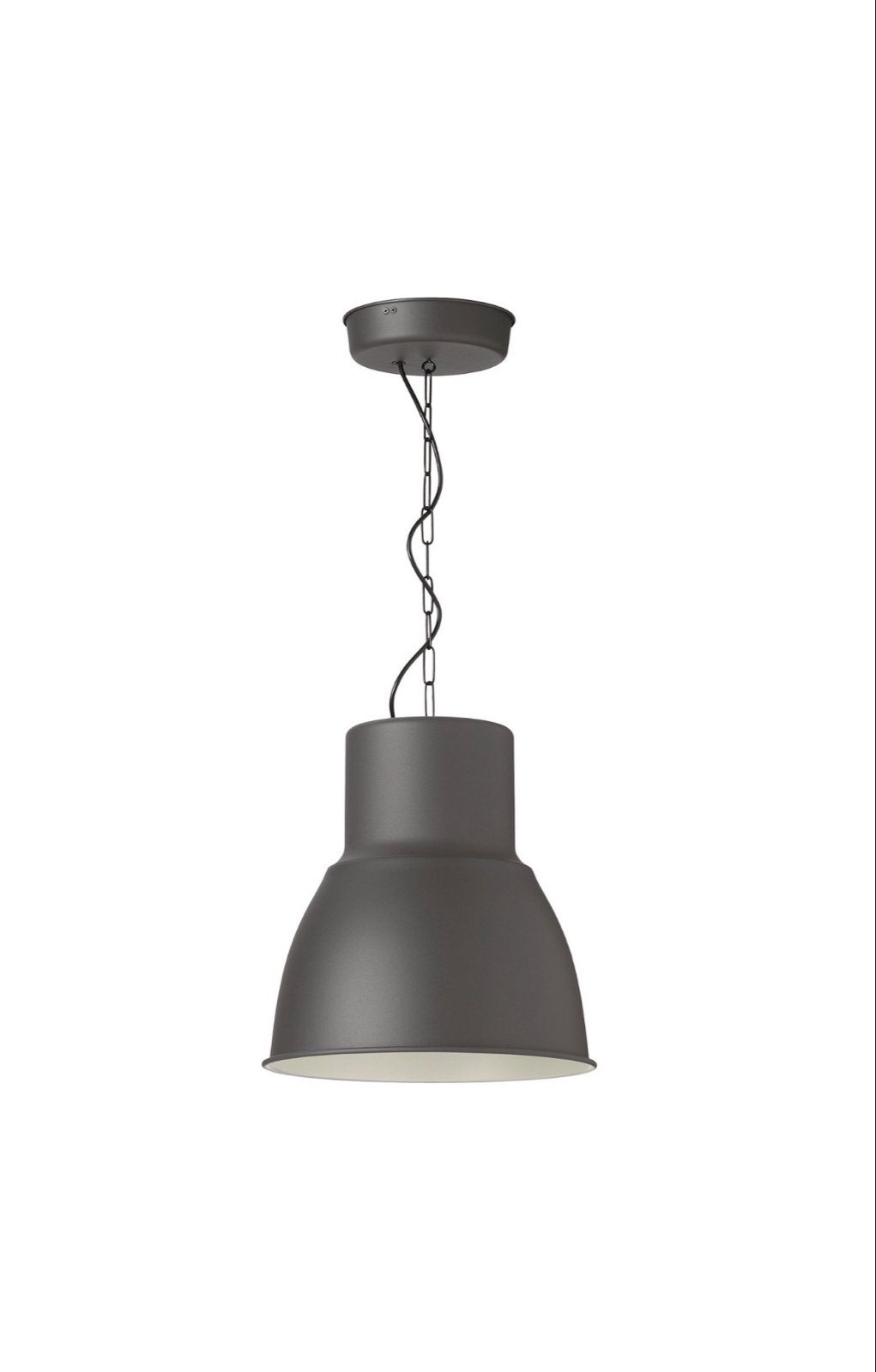 Moderne Hanglamp - Grijs Metaal, Ophalen, Gebruikt, Metaal