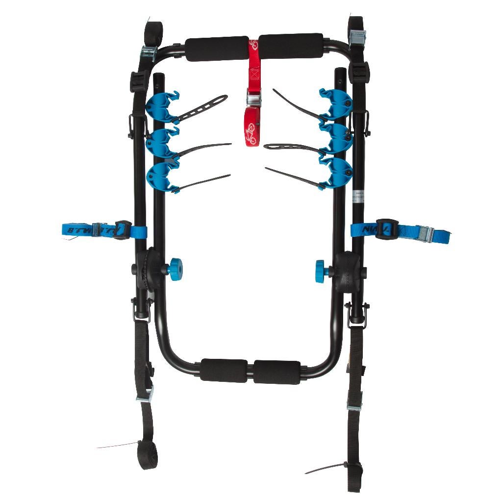 B'Twin (Decathlon) 300 achterklep - fietsendrager, Achterklepdrager, 3 fietsen of meer, Gebruikt, Brede banden