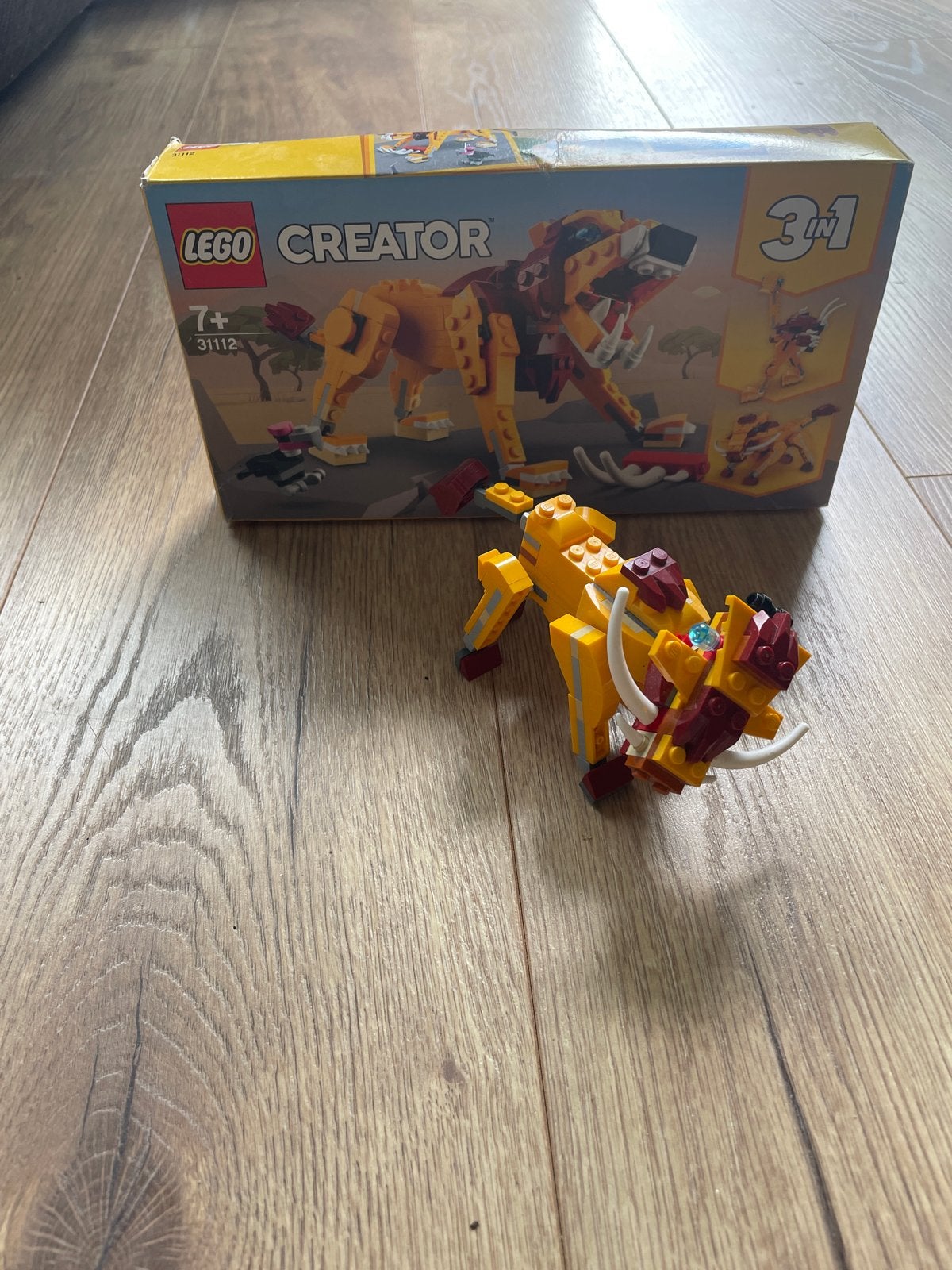 LEGO Creator 31112 Wilde Leeuw 3-in-1 set, Gebruikt, Lego, Ophalen of Verzenden, Compleet