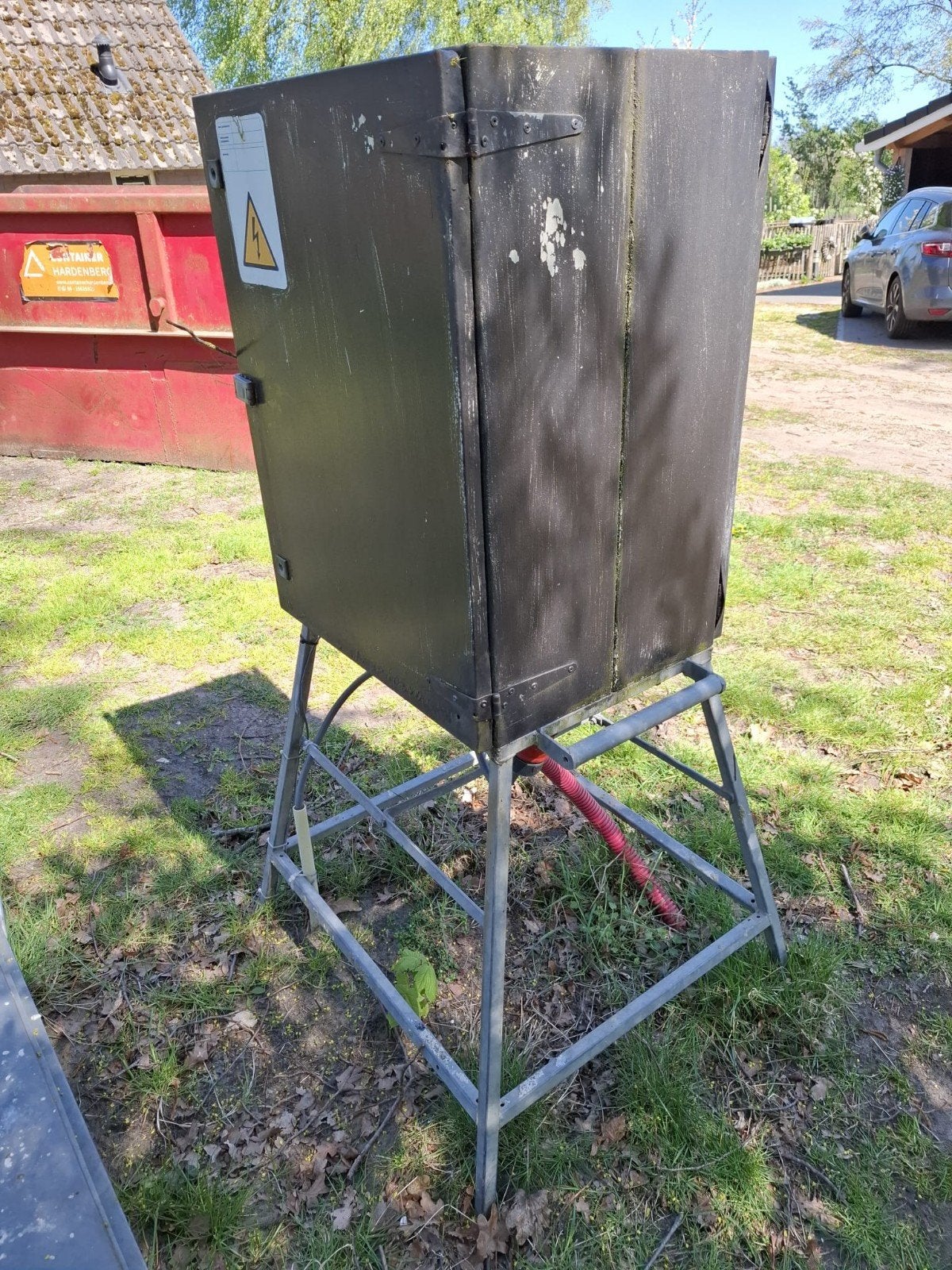 Bouwstroomkast / Verdeelkast voor bouwplaats, Ophalen