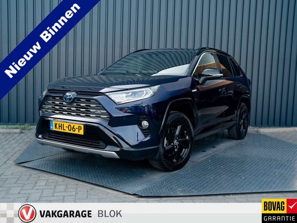 Toyota RAV4 2.5 Hybrid AWD Bi-Tone | Trekhaak afnb. | Elk. A, Auto's, Automaat, 12 maanden, Gebruikt, 4 cilinders