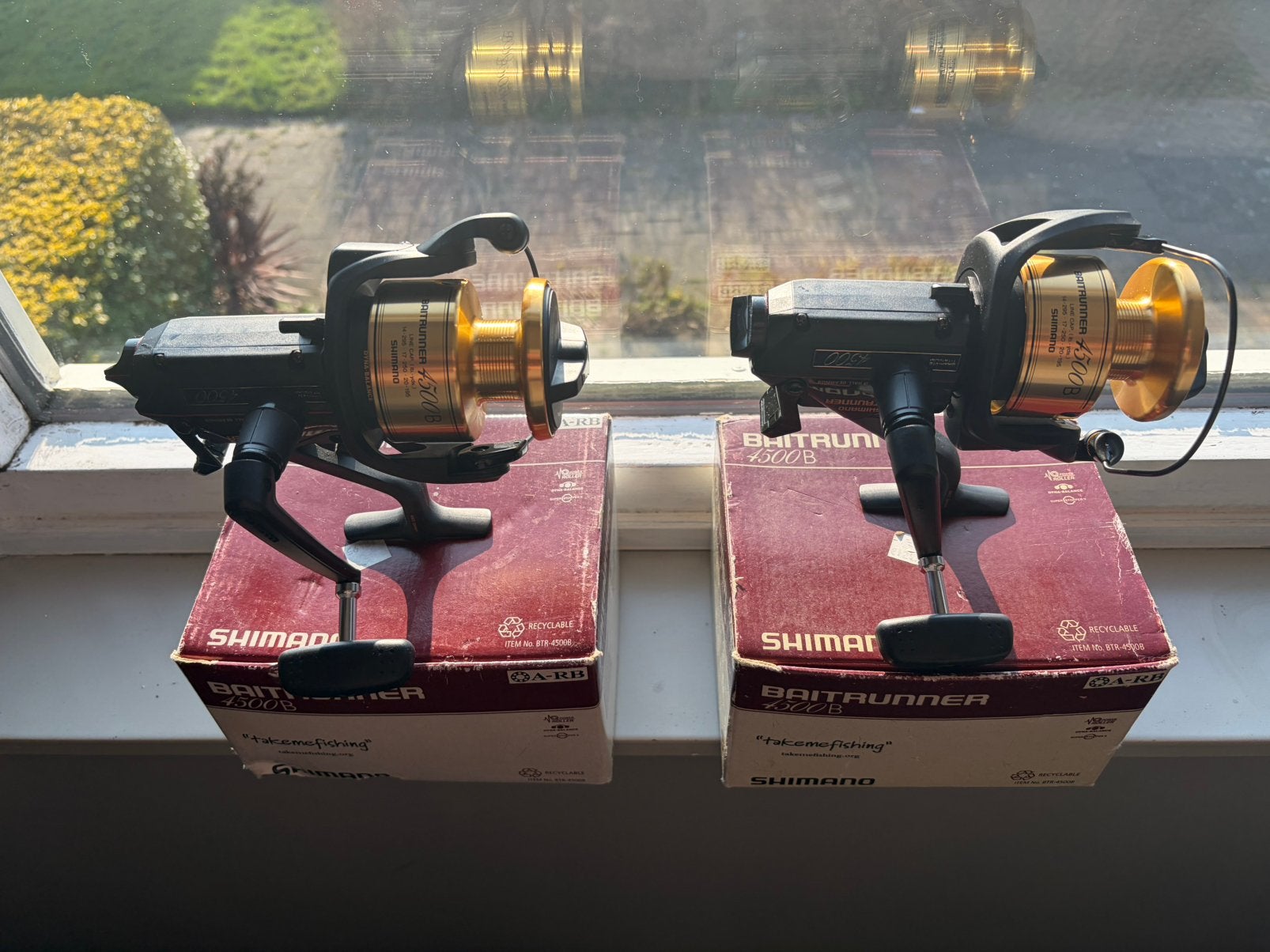 Shimano 4500b in unieke staat is nooit mee gevist, Ophalen of Verzenden, Zo goed als nieuw, Molen