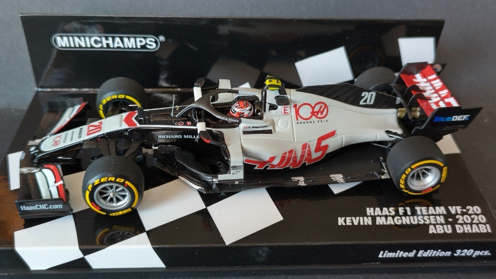 Haas F1 Team Kevin Magnussen 1:43 Minichamps Pol, Auto, Verzenden, ., Nieuw
