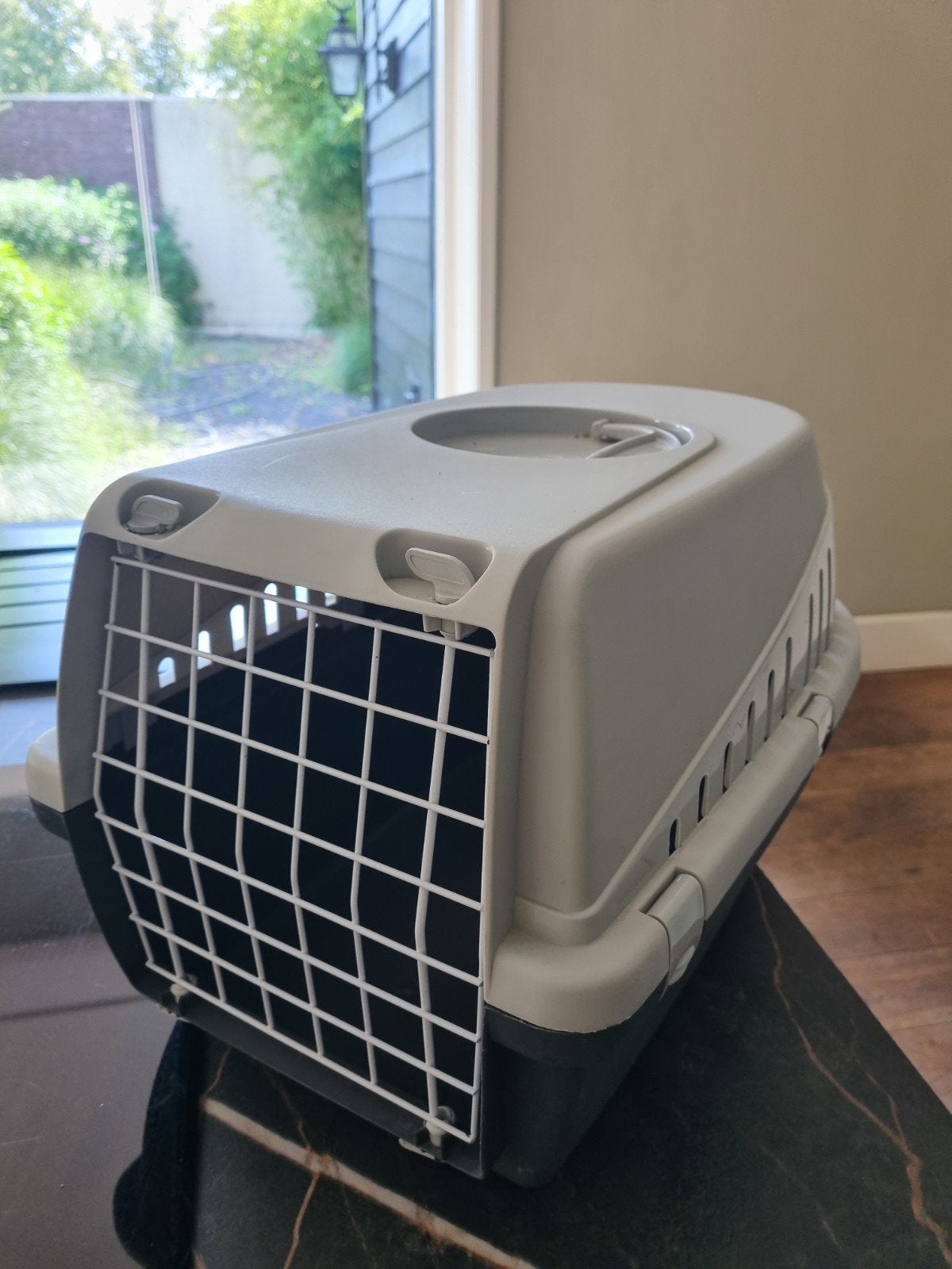 reis/vervoer mand voor hond of kat, Ophalen