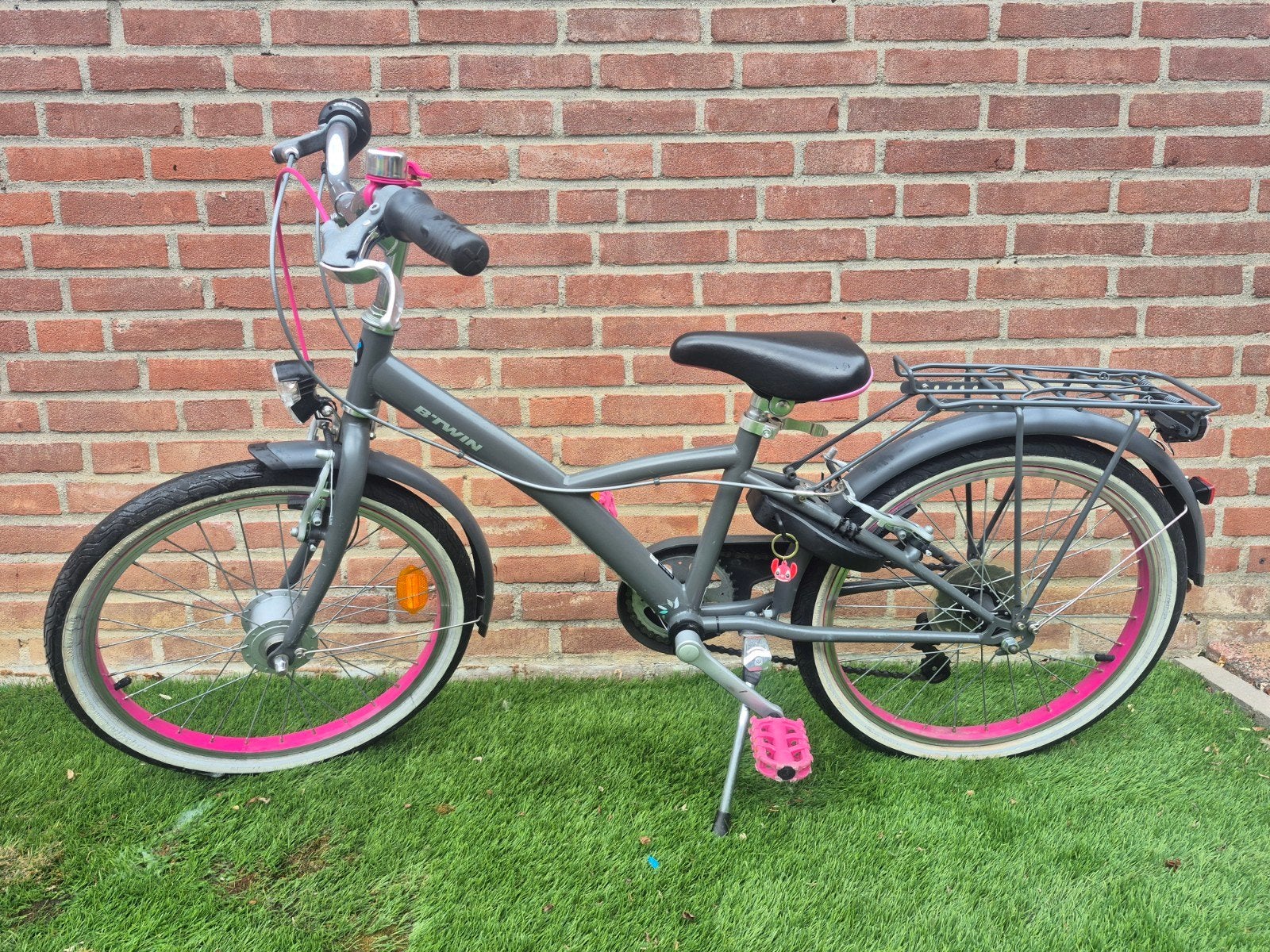 BTWIN kinderfiets van Decathlon 20 inch, Fietsen en Brommers, Fietsen | Meisjes, Ophalen, Gebruikt, Velgrem, Versnellingen