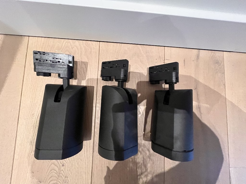 3x SLV BILAS 152980 LED railspot 16W + 206 cm 3-fase rail, Overige merken, Overige fittingen, Ophalen of Verzenden, Zo goed als nieuw