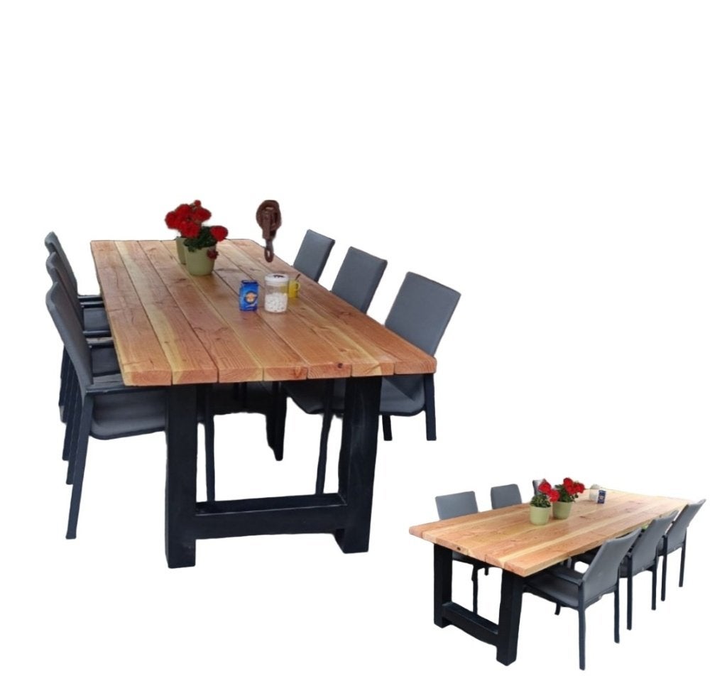 Tuintafel, buitentafel douglas hout op maat-model NIEUW, Tuin en Terras, Ophalen of Verzenden, Nieuw, Rechthoekig, Hout
